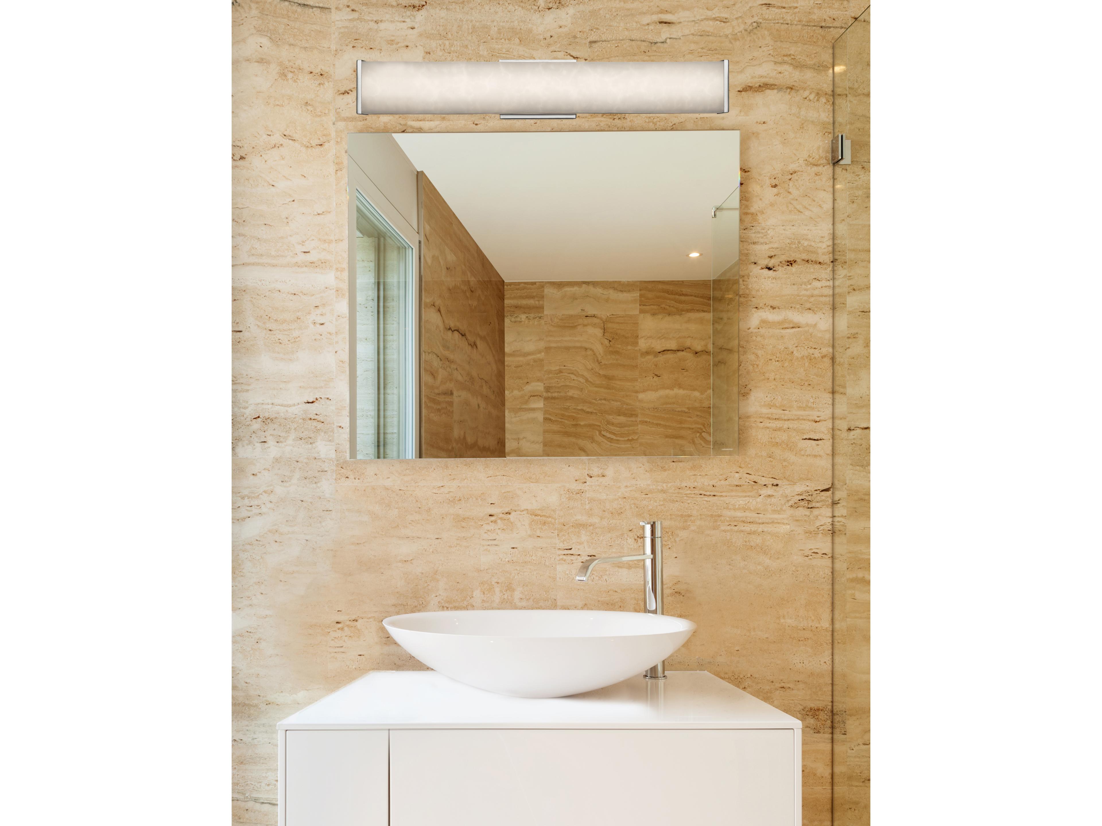 Justice Design Group Clouds Nickel LED Vanity Light