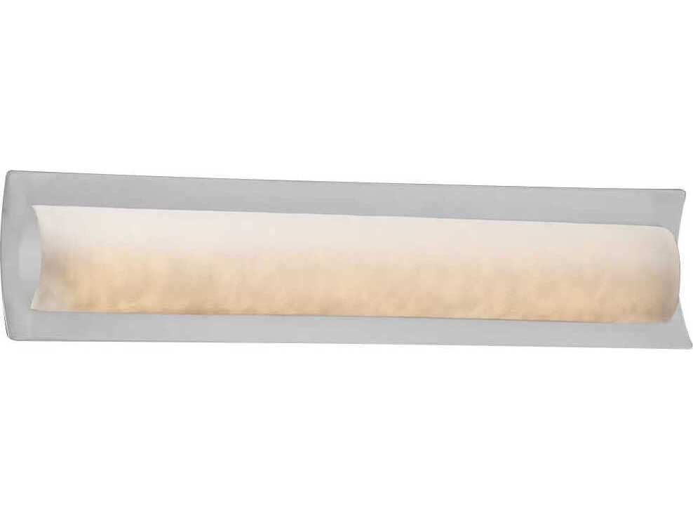 Justice Design Group Clouds Chrome LED Vanity Light