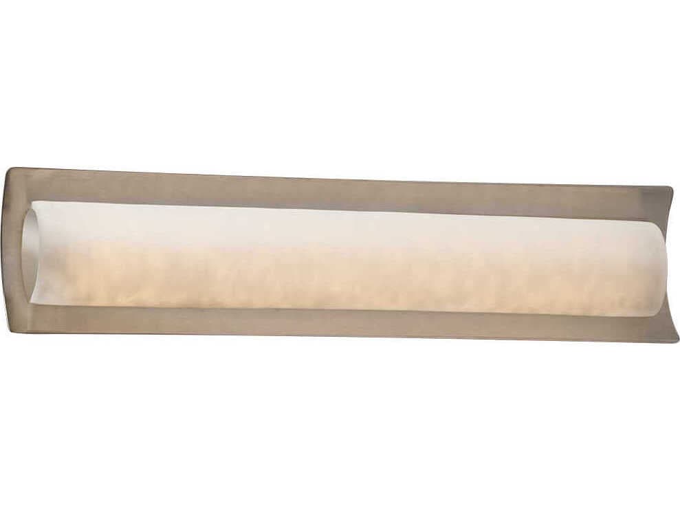 Justice Design Group Clouds Chrome LED Vanity Light