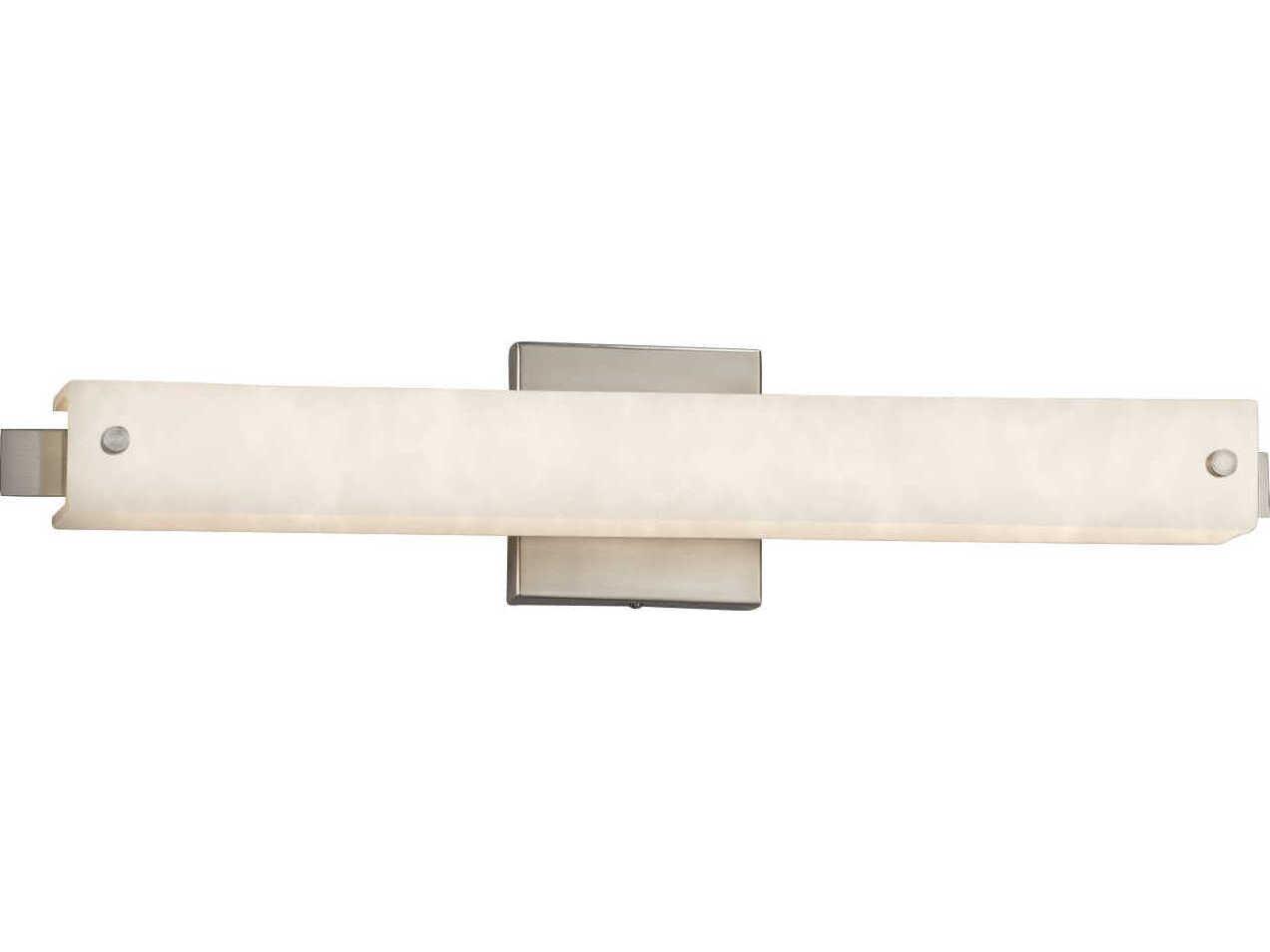 Justice Design Group Clouds Chrome LED Vanity Light