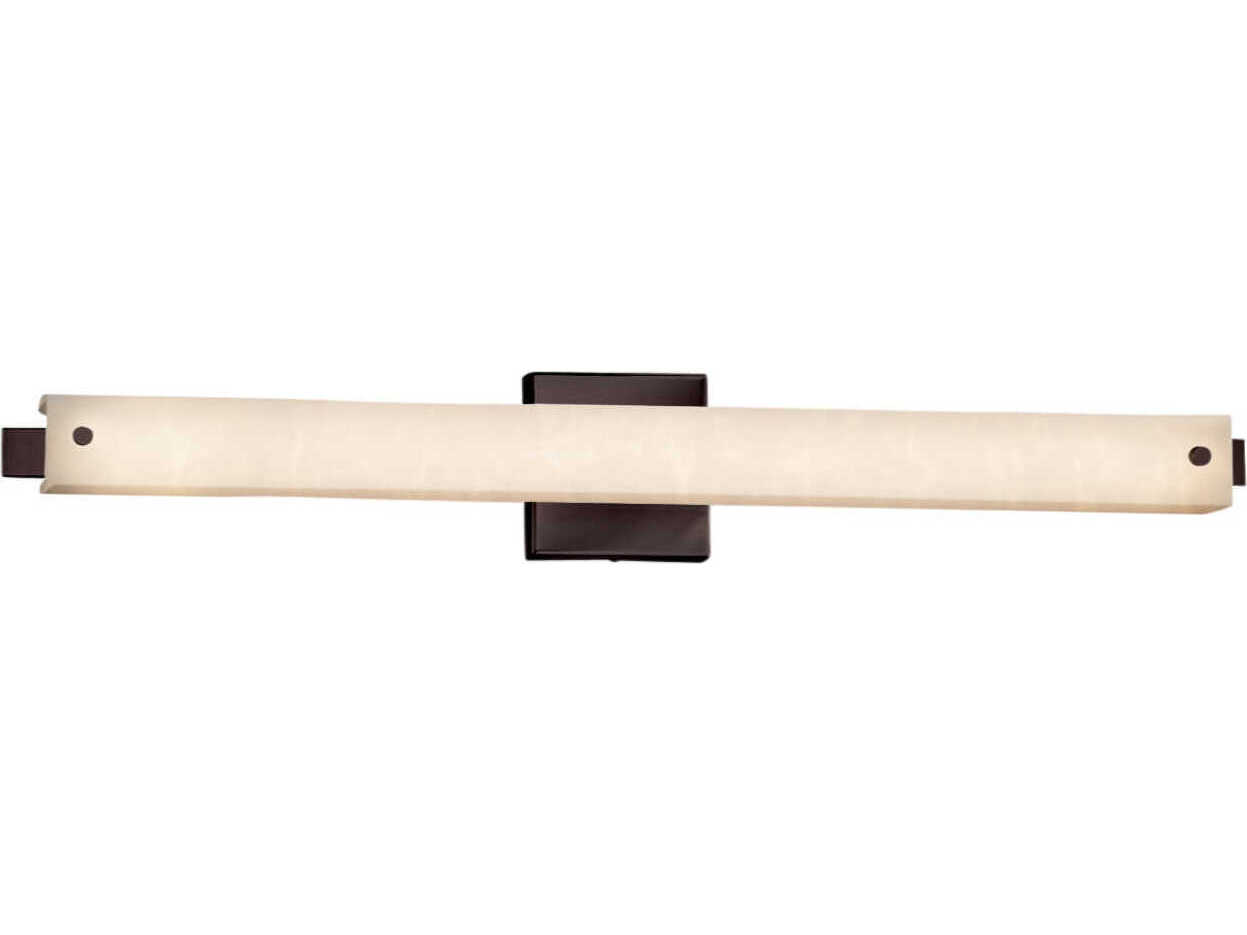 Justice Design Group Clouds Bronze LED Vanity Light