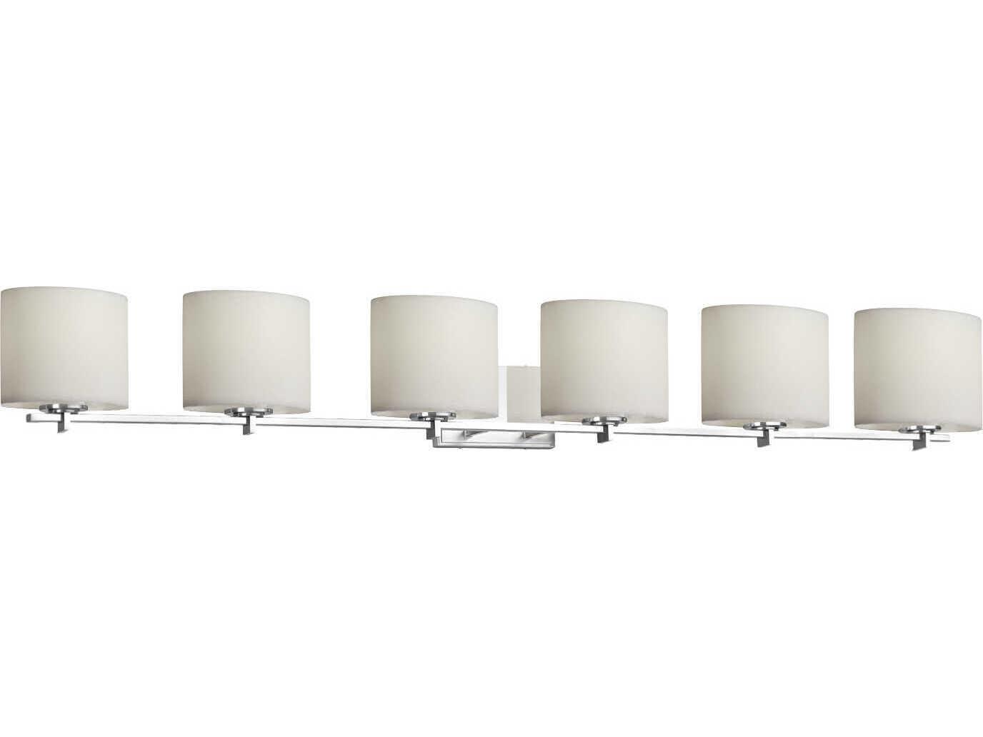 Justice Design Group Candlearia 6-Light Nickel Vanity Light