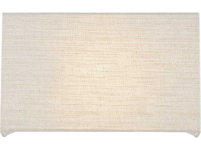 Justice Design Group Textile 1-Light Cream Linen Off White ADA Wall Sconce