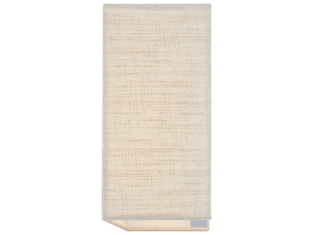 Justice Design Group Textile 1-Light Cream Linen Off White ADA Wall Sconce