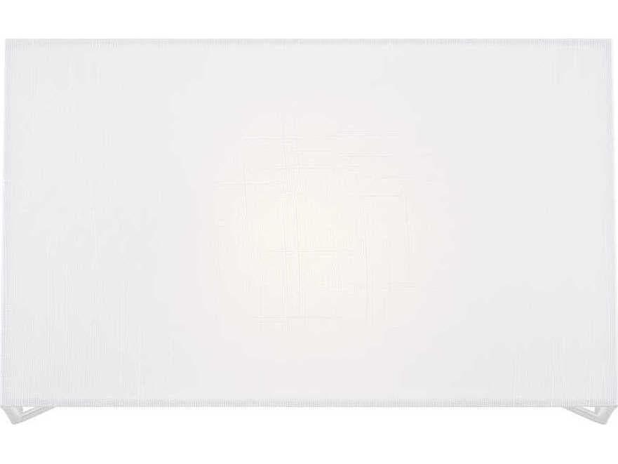 Justice Design Group Textile 1-Light White Linen ADA Wall Sconce