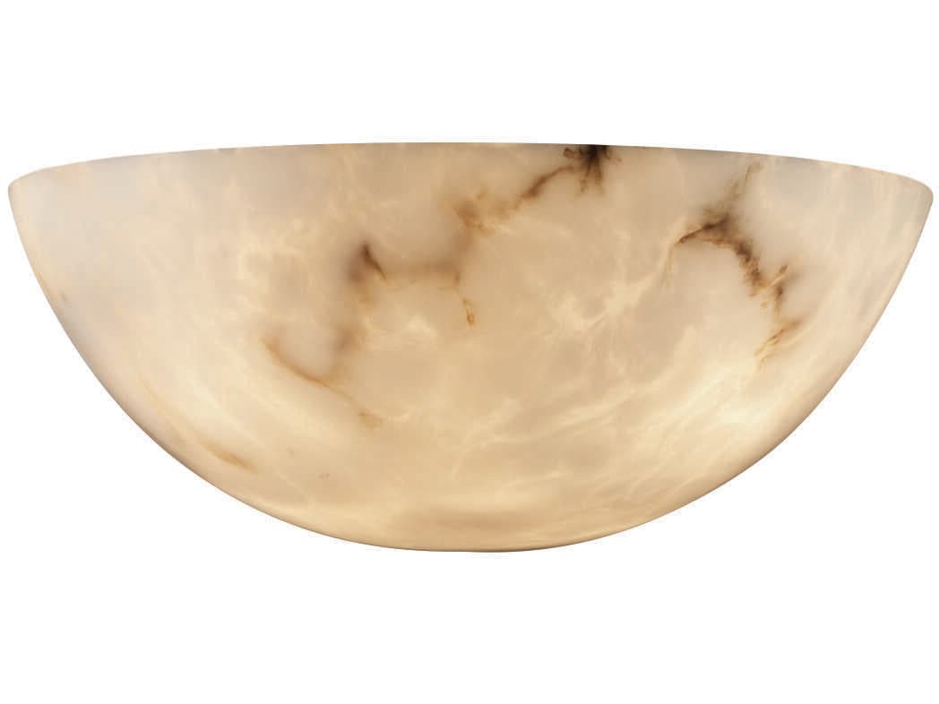 Justice Design Group Lumenaria 2-Light White Glass Wall Sconce