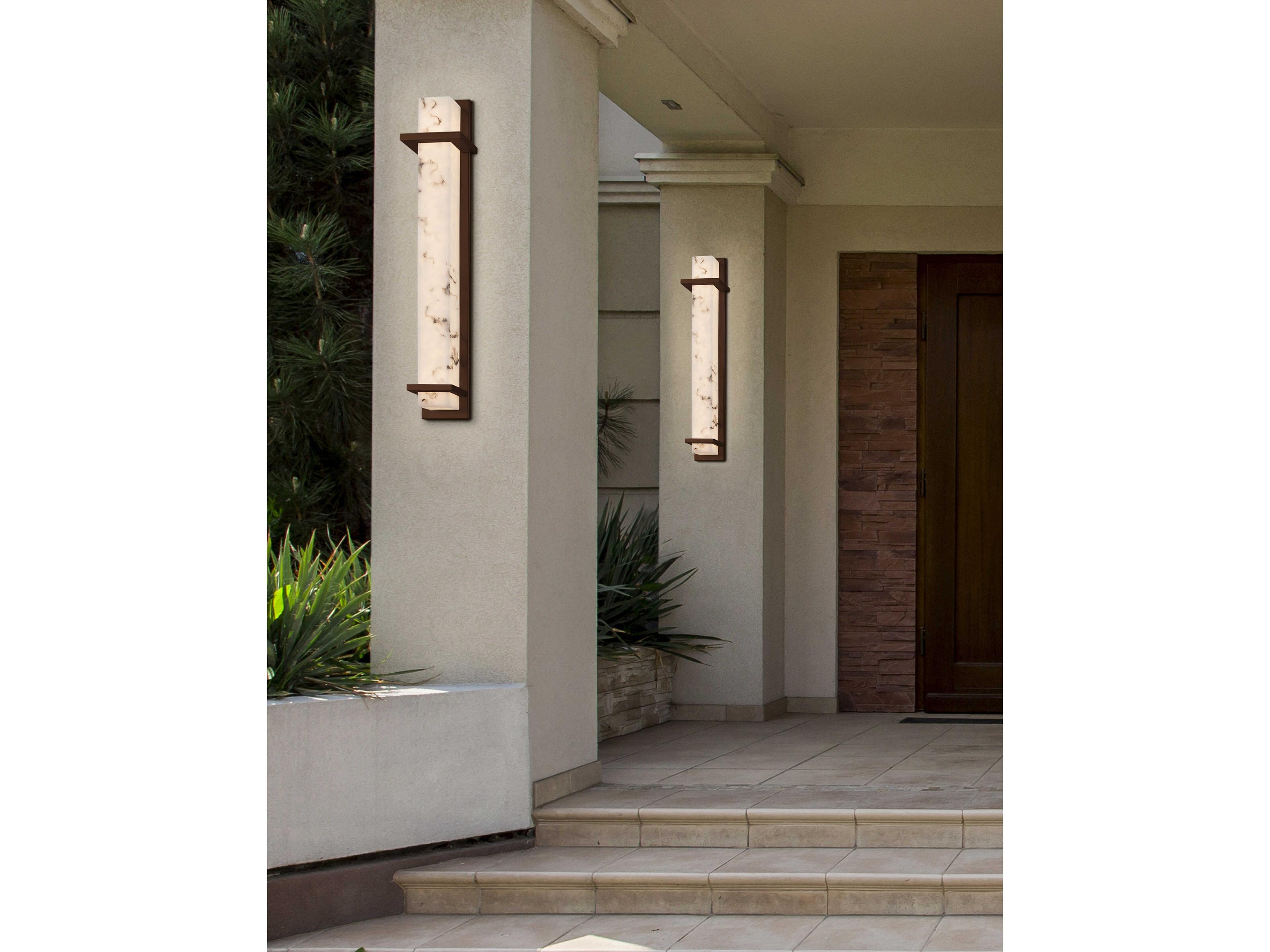 Justice Design Group Lumenaria Monolith ADA Outdoor Wall Light