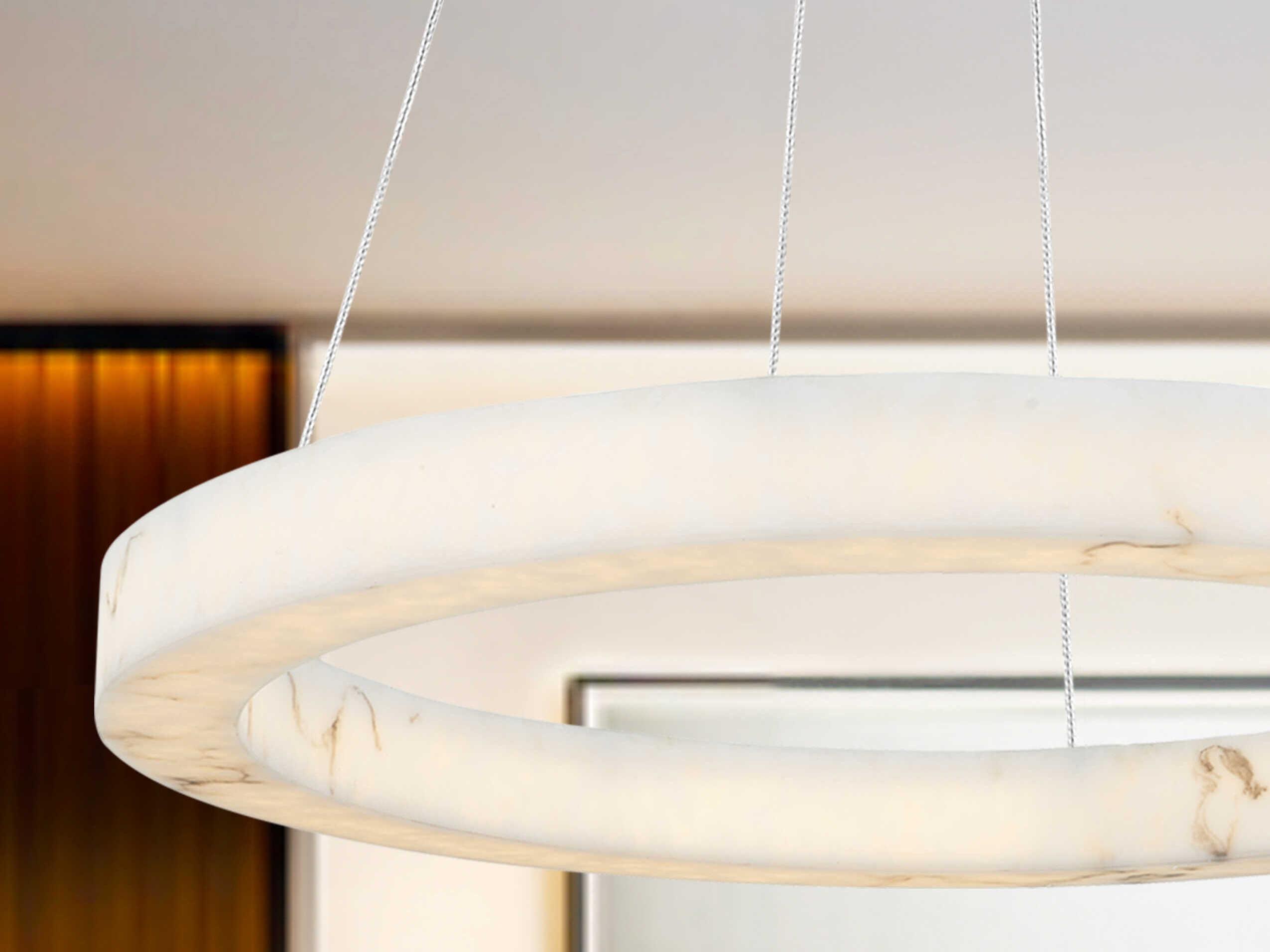 Justice Design Group Lumenaria Medley Brushed Brass Round Pendant