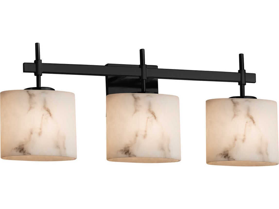 Justice Design Group Lumenaria 3-Light Black Vanity Light