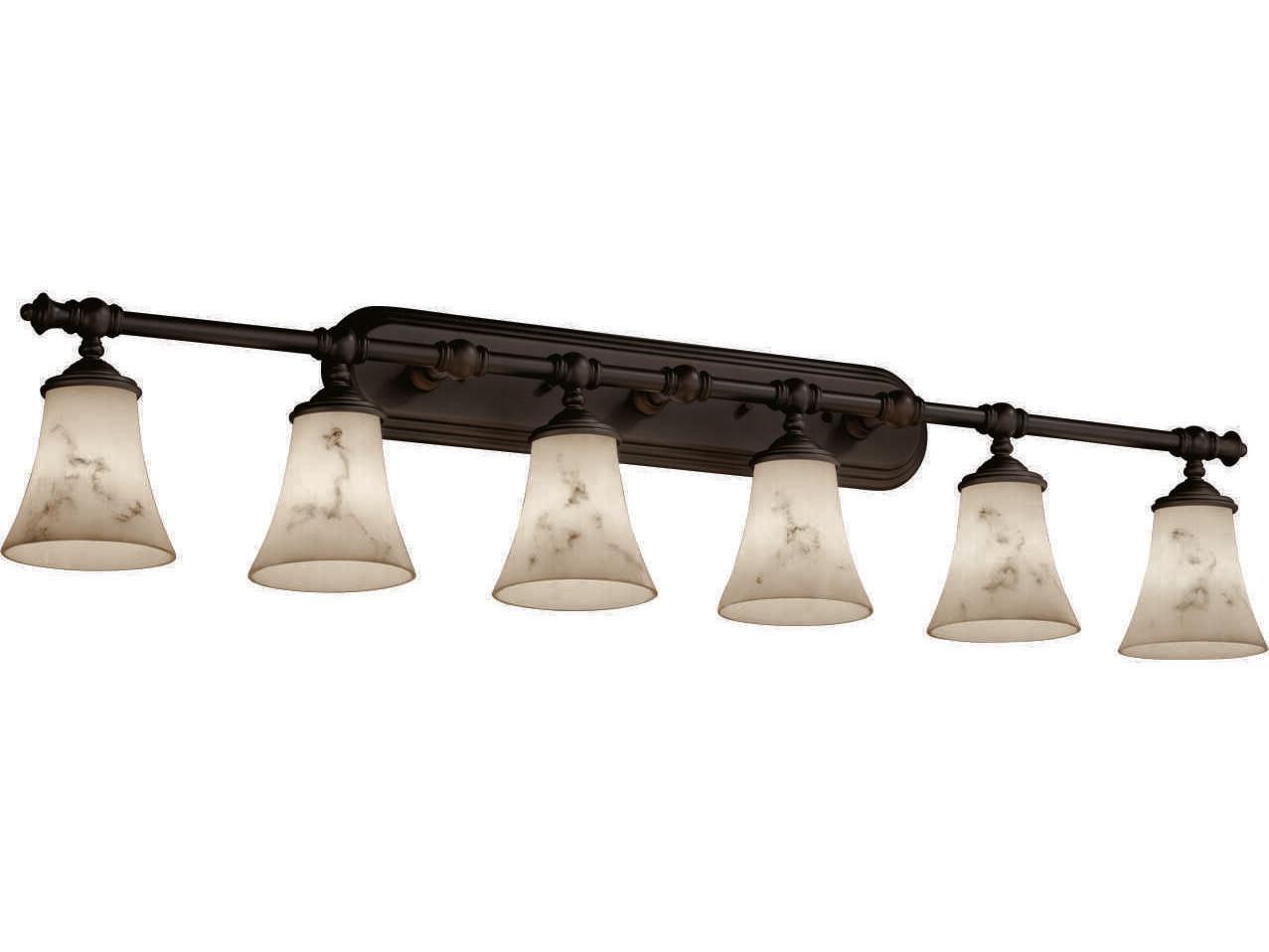 Justice Design Group Lumenaria 6-Light Bronze Vanity Light