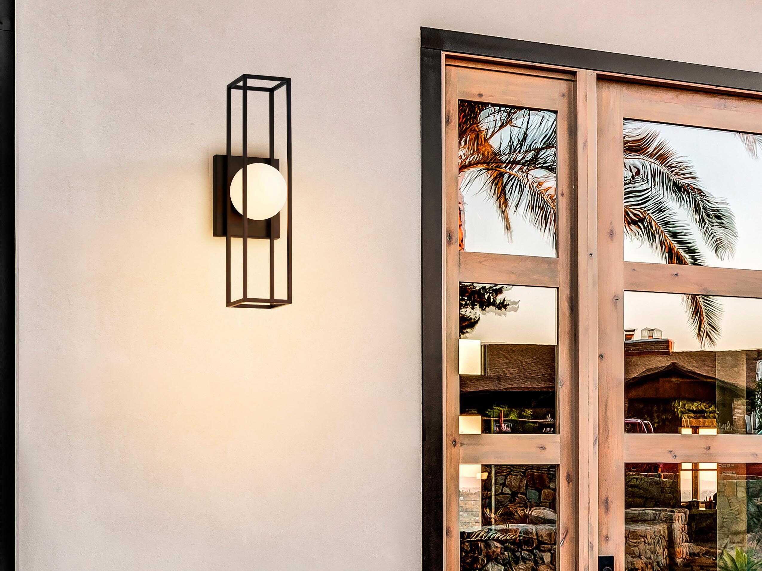 Justice Design Group Fusion Float Outdoor Wall Light