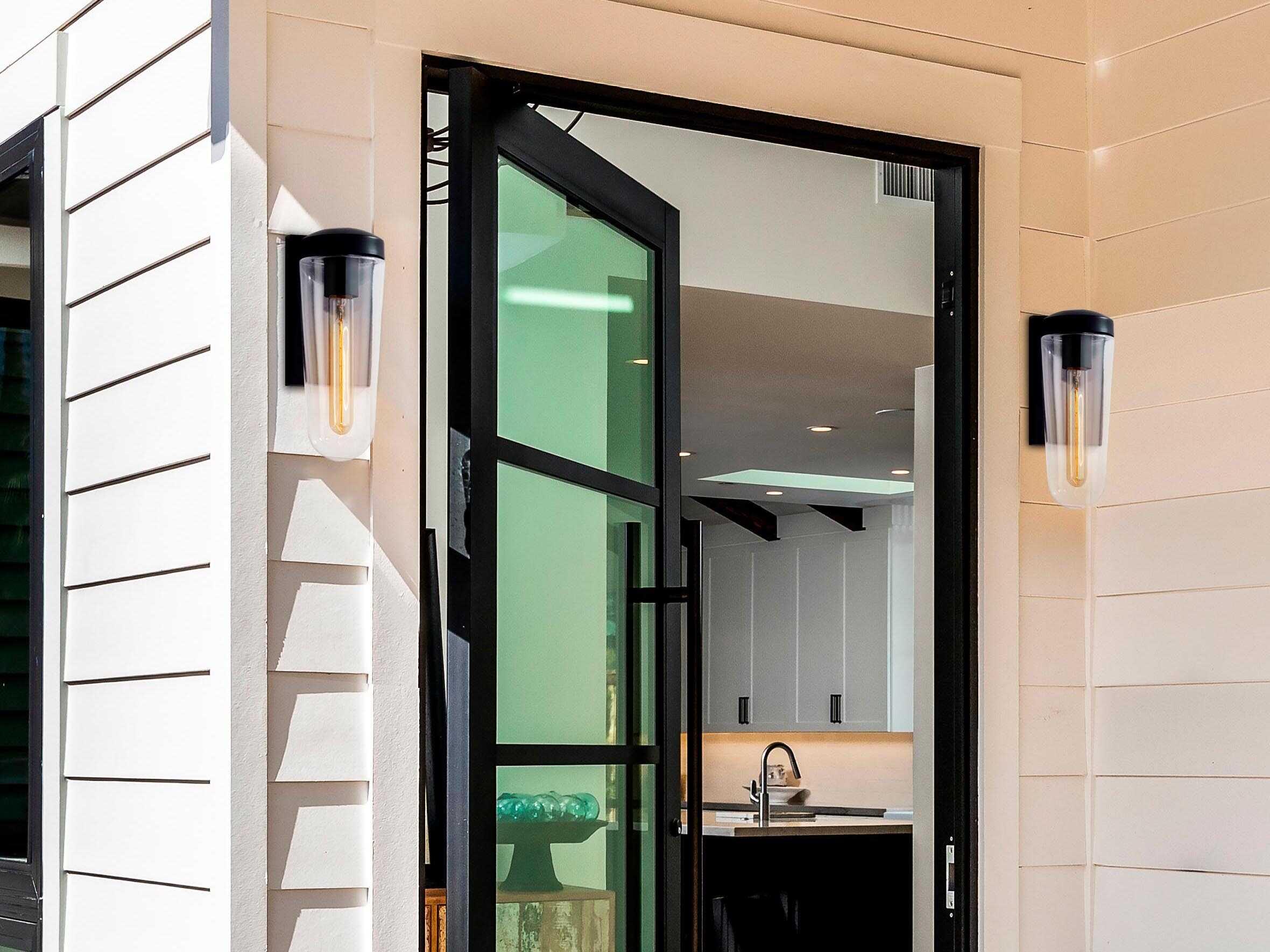 Justice Design Group Fusion Hudson 1 - Light Outdoor Wall Light