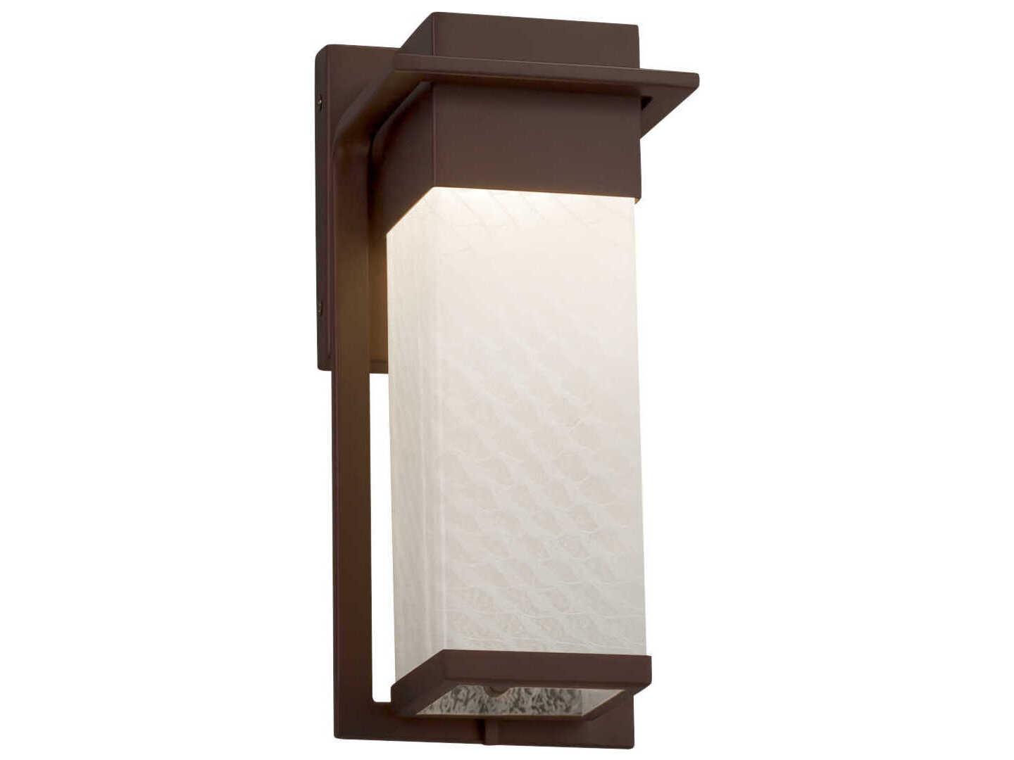 Justice Design Group Fusion Pacific LED Outdoor Wall Light