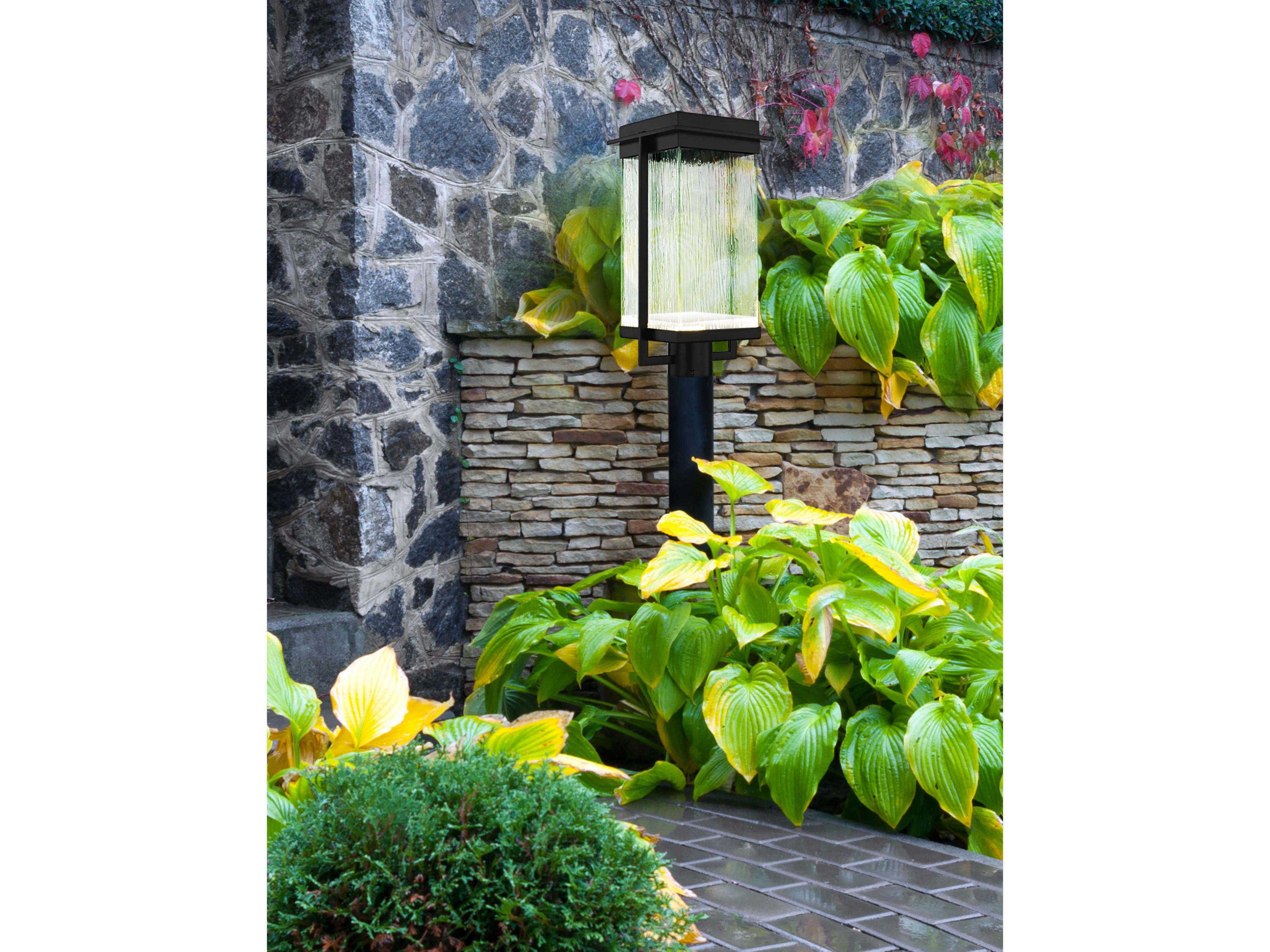 Justice Design Group Fusion Pacific LED Outdoor Post Light