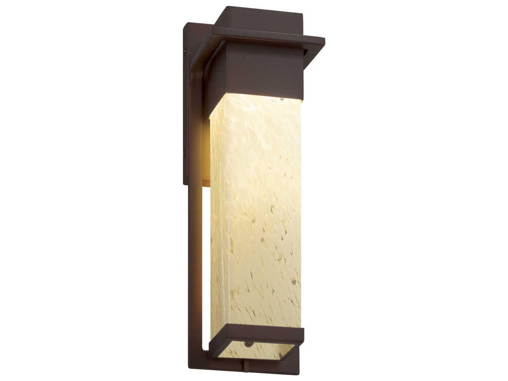 Justice Design Group Fusion Pacific LED Outdoor Wall Light