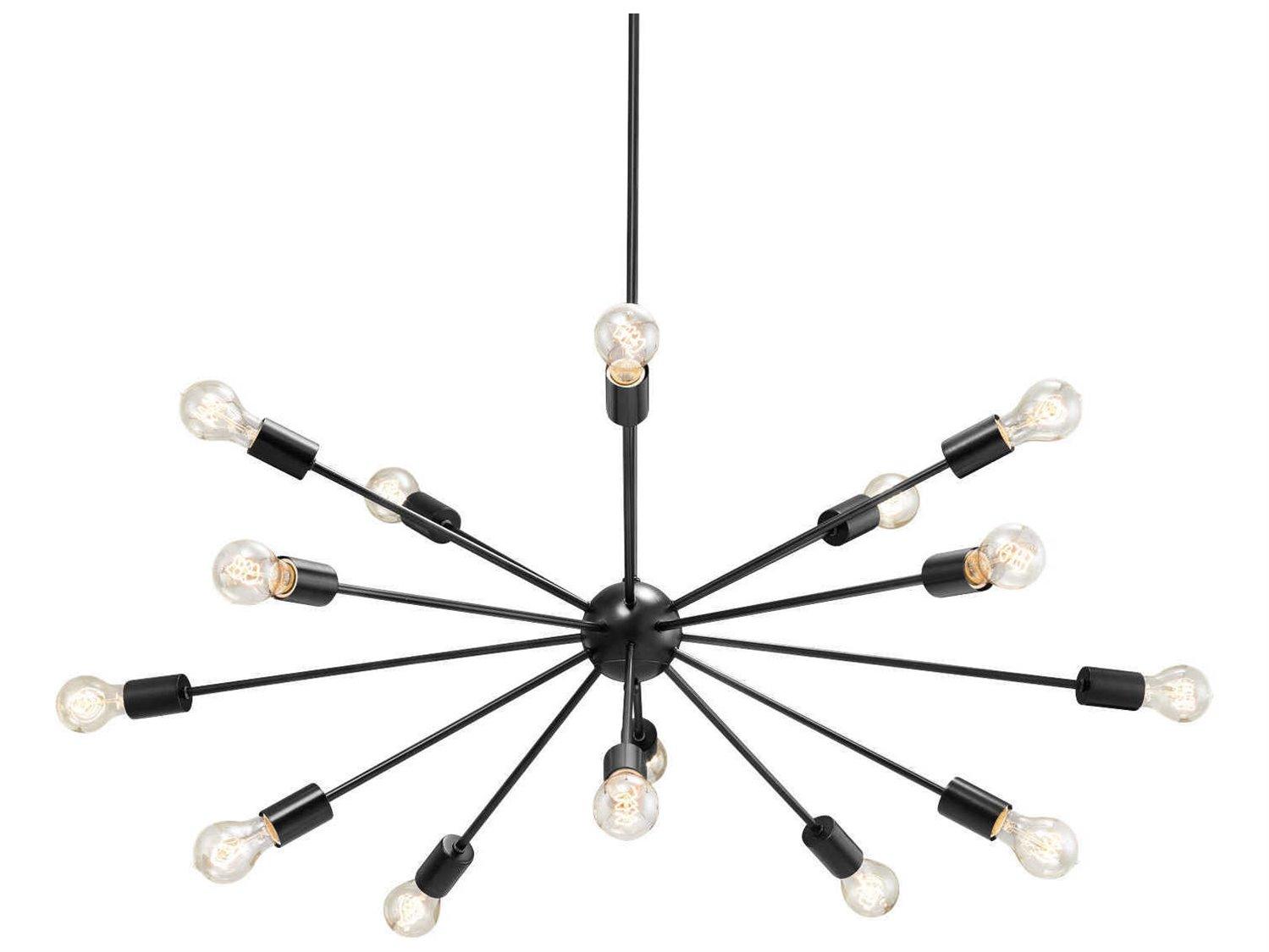 Justice Design Group 15-Light Bronze Sputnik Pendant