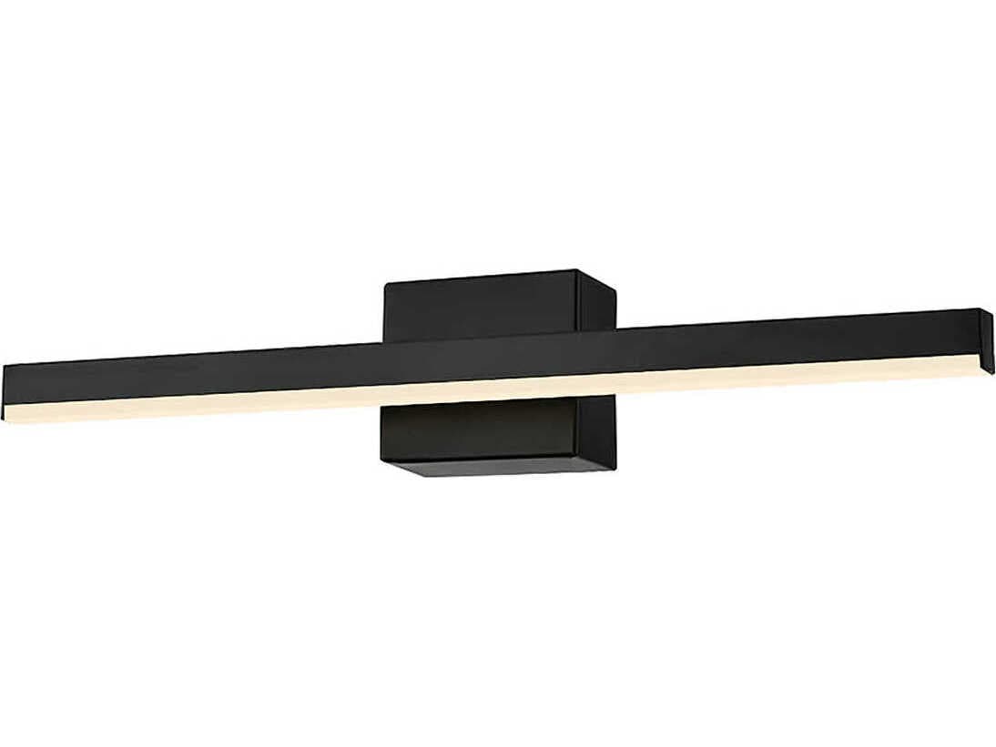 Justice Design Group Matte Black LED Vanity Light