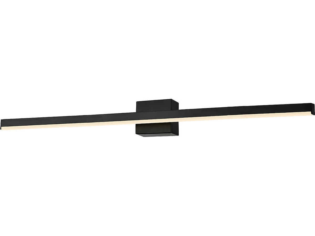 Justice Design Group Matte Black LED Vanity Light