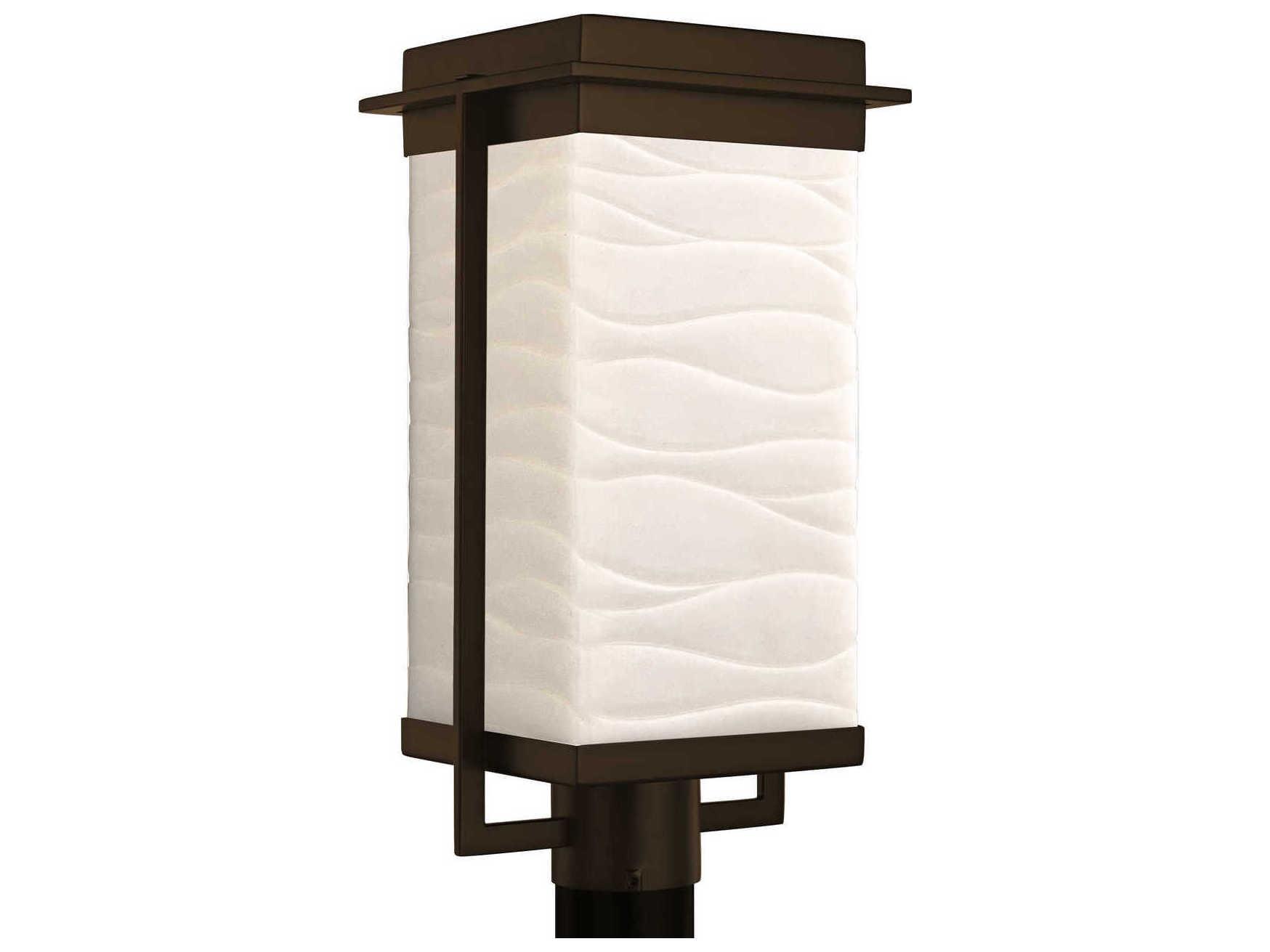 Justice Design Group Porcelina Pacific LED Outdoor Post Light