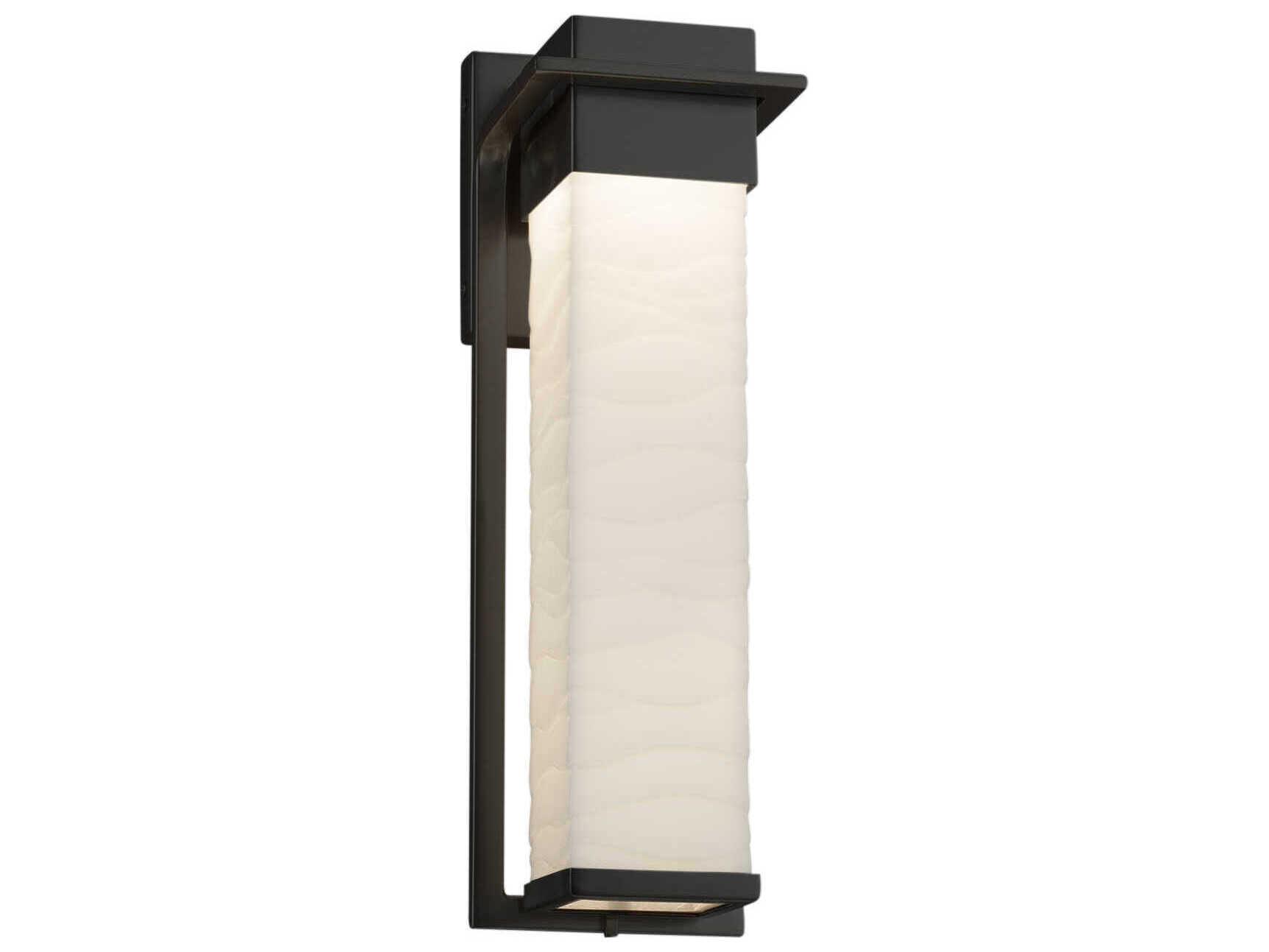 Justice Design Group Porcelina Pacific LED Outdoor Wall Light
