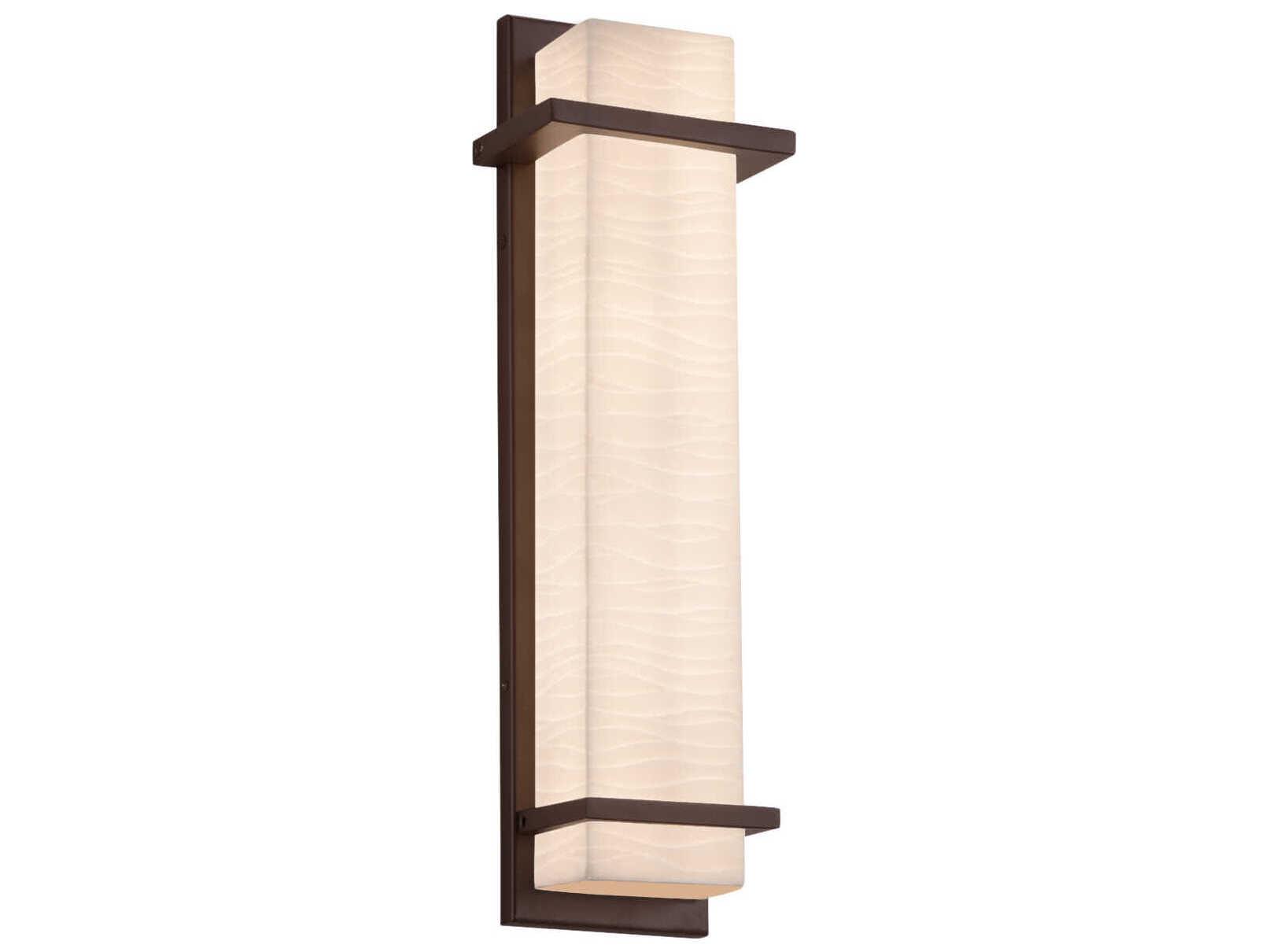 Justice Design Group Porcelina Monolith ADA Outdoor Wall Light