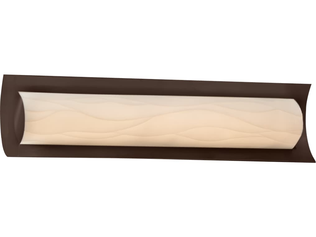 Justice Design Group Porcelina Chrome LED Vanity Light