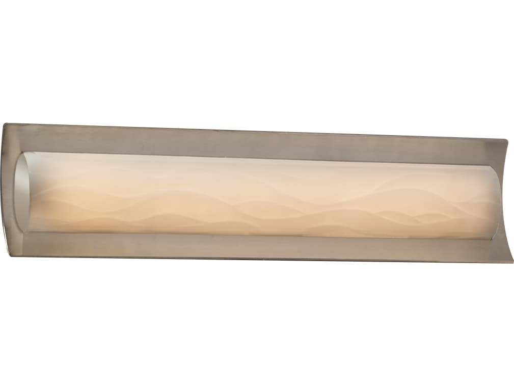 Justice Design Group Porcelina Chrome LED Vanity Light