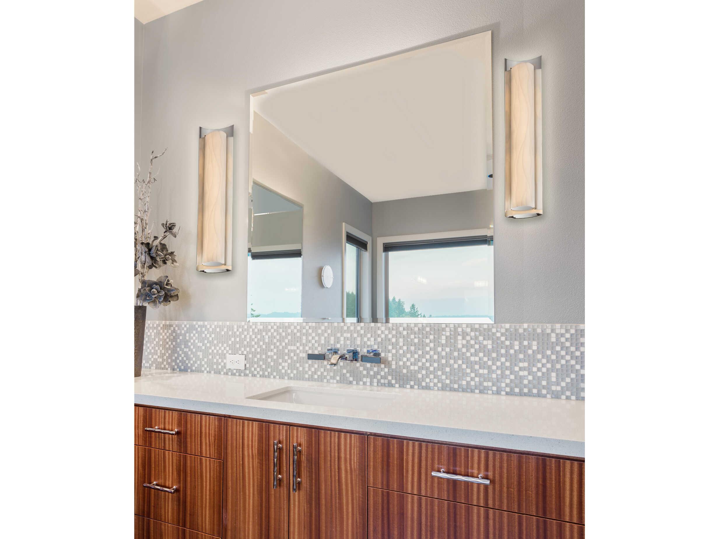 Justice Design Group Porcelina Chrome LED Vanity Light