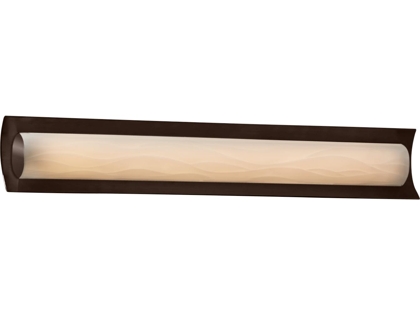 Justice Design Group Porcelina Chrome LED Vanity Light