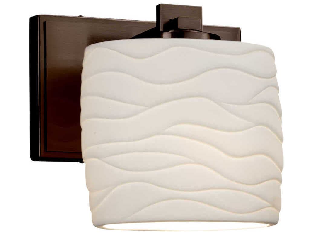 Justice Design Group Limoges Bronze Wall Sconce