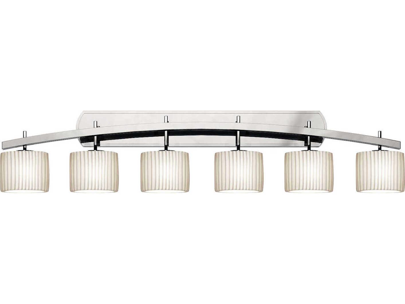 Justice Design Group Limoges 6-Light Chrome Vanity Light