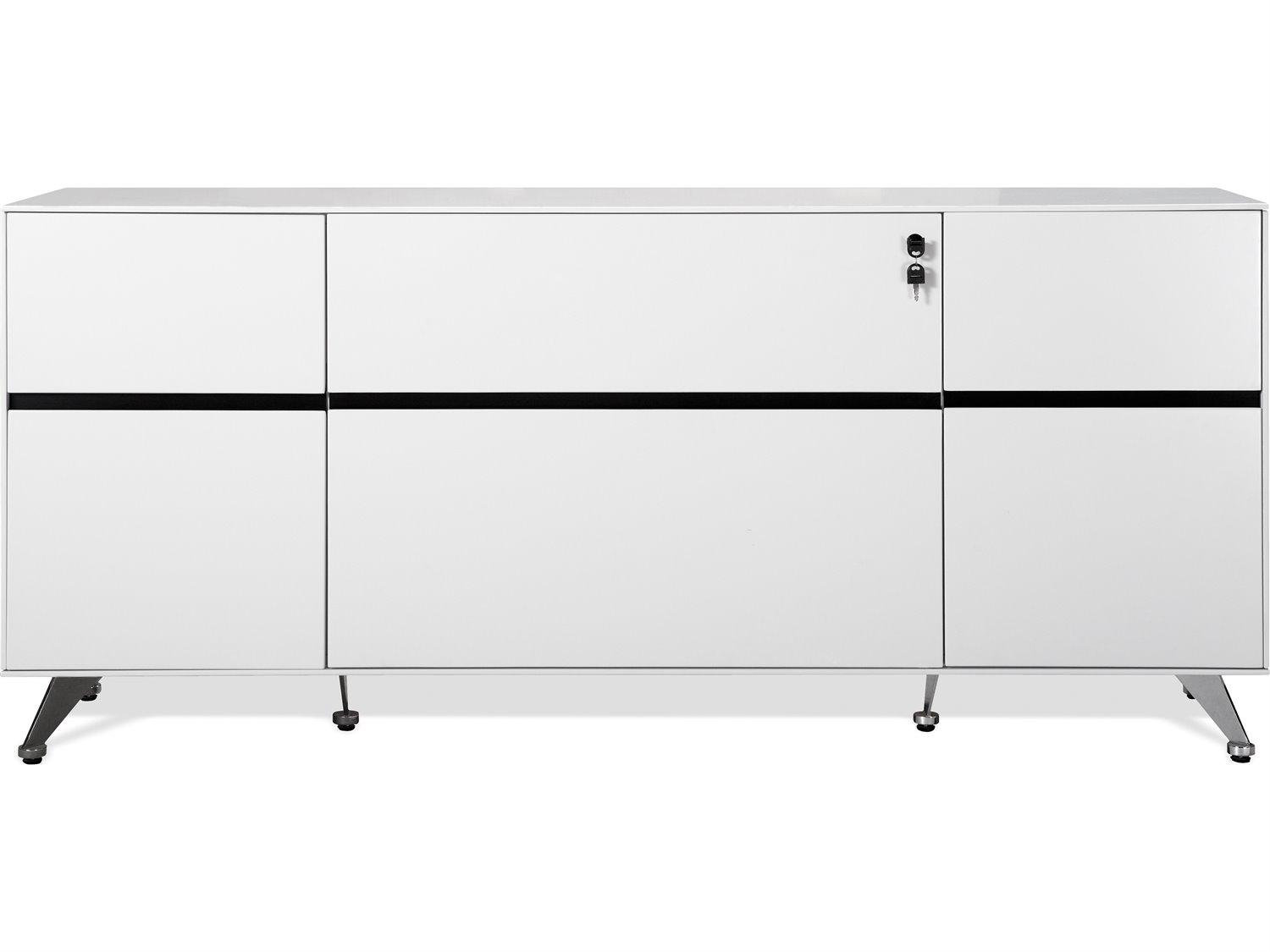 Unique Furniture White File Cabinet
