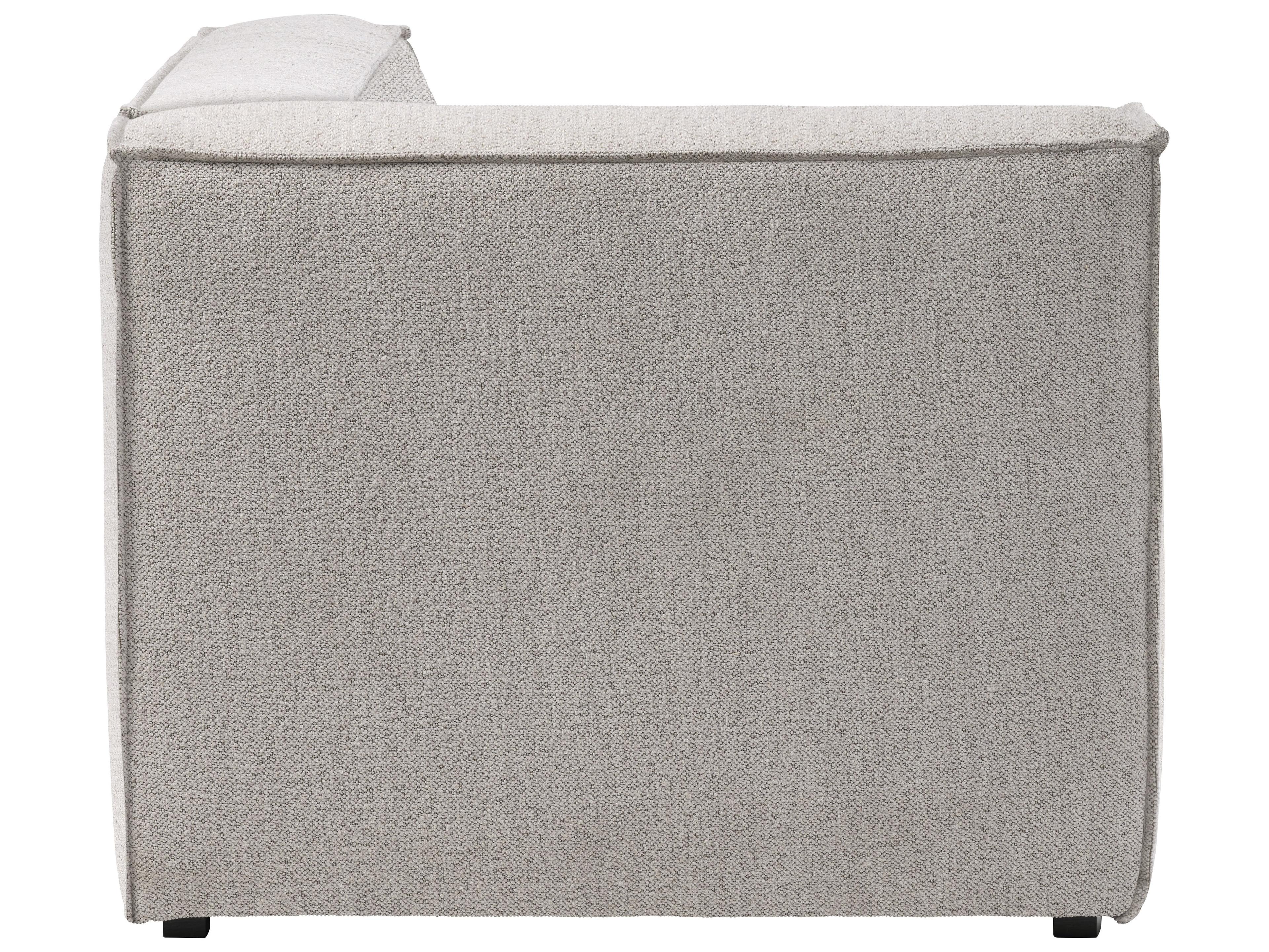 Unique Furniture Beacon Wide Beige Upholstered Sectional Sofa