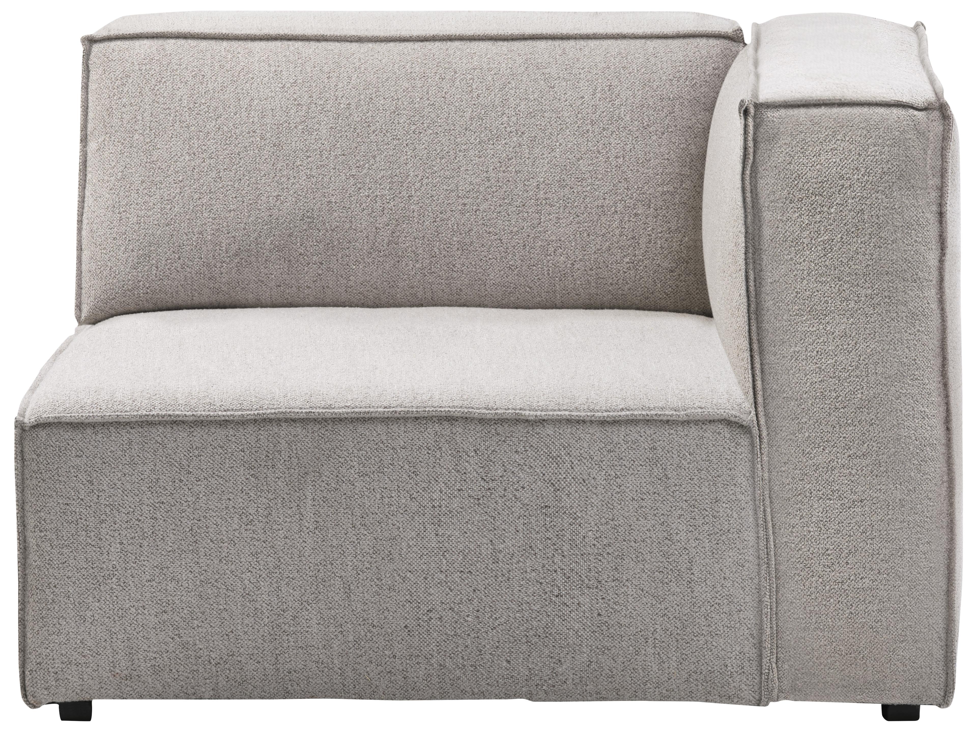 Unique Furniture Beacon Wide Gray Upholstered Sectional Sofa