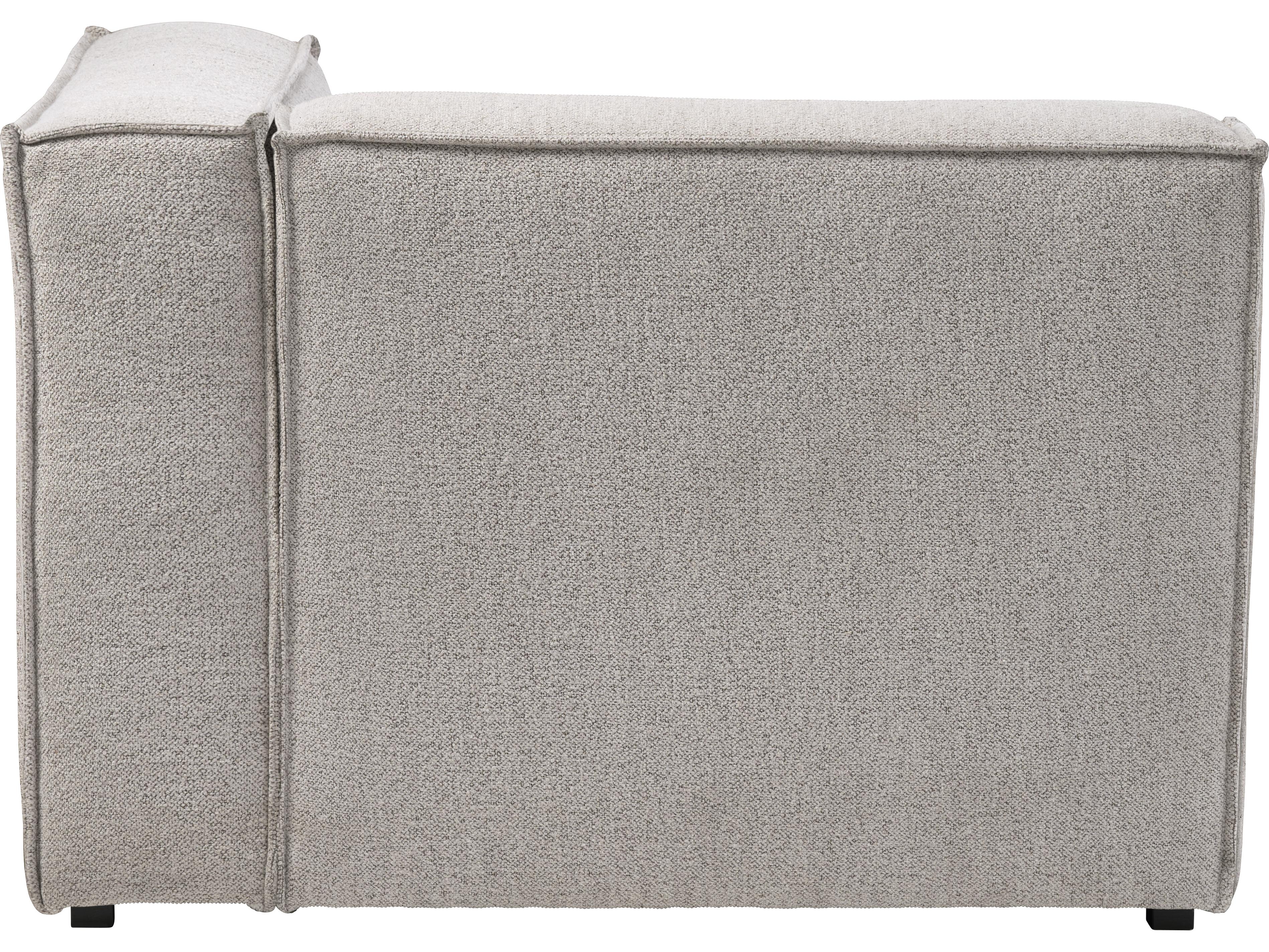 Unique Furniture Beacon Wide Gray Upholstered Sectional Sofa