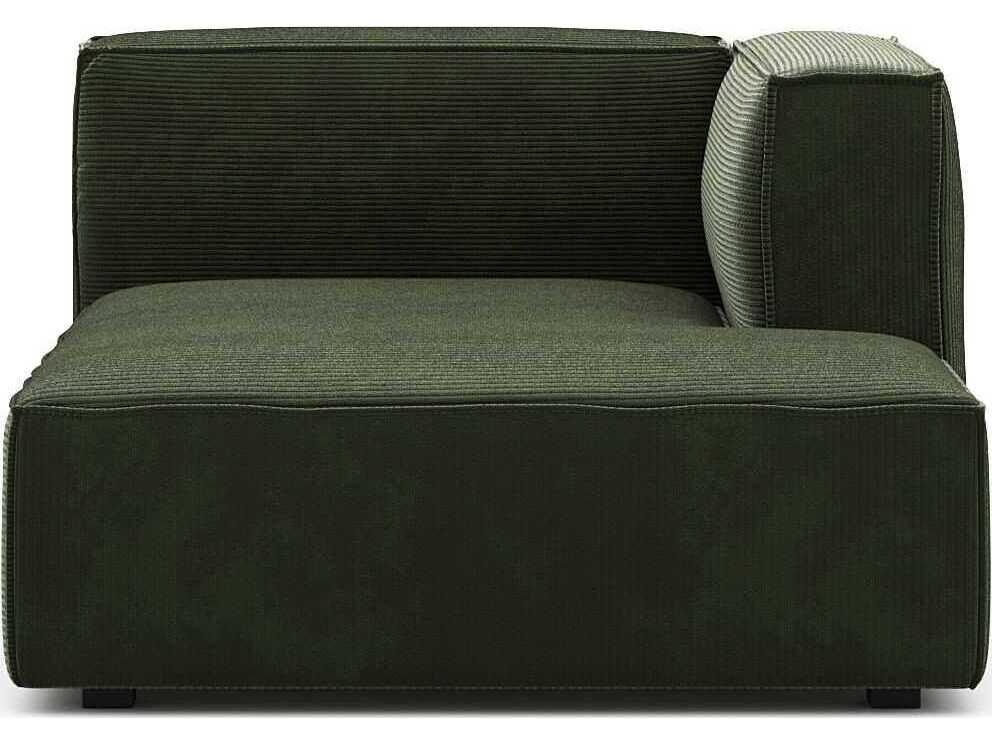 Unique Furniture Beacon Olive Green Upholstered Chaise
