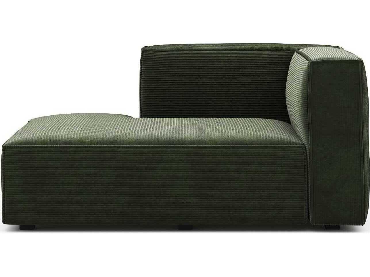 Unique Furniture Beacon Olive Green Upholstered Chaise