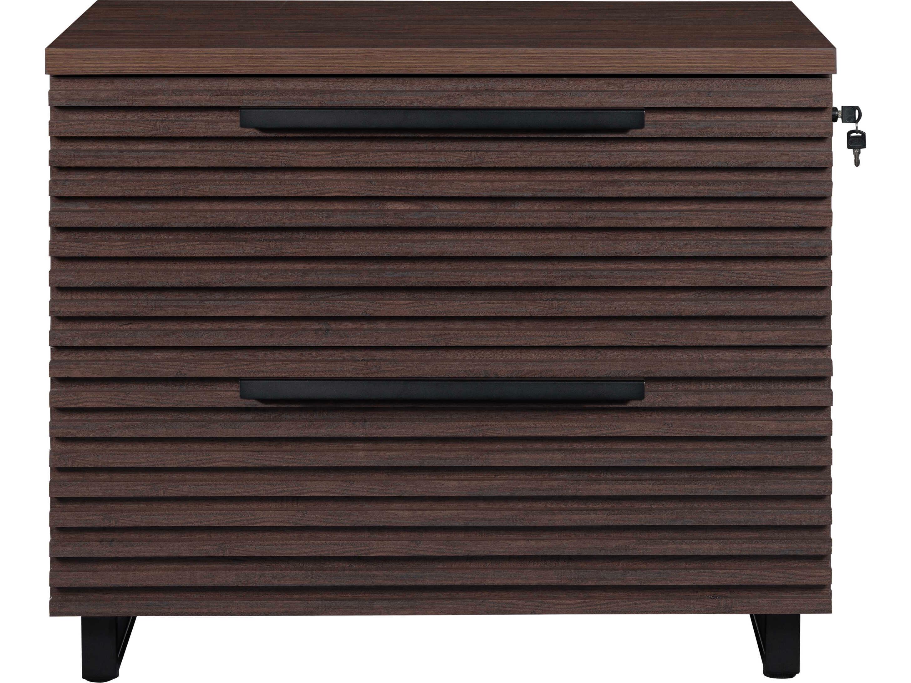 Unique Furniture Bisana Brown File Cabinet