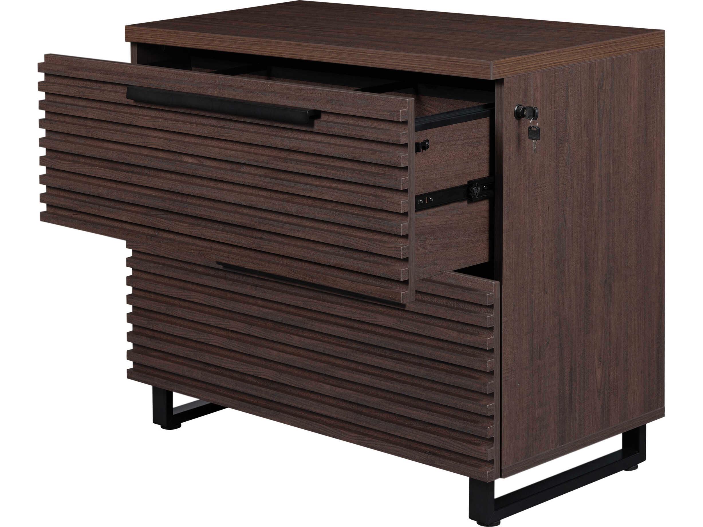 Unique Furniture Bisana Brown File Cabinet