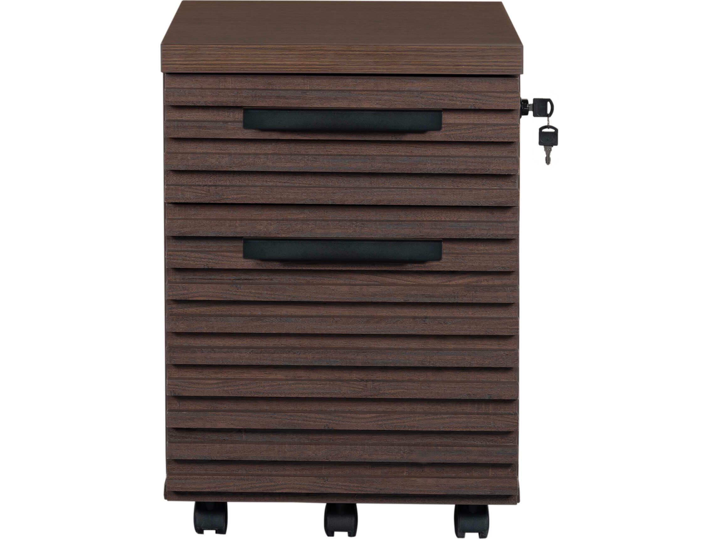 Unique Furniture Bisana Brown File Cabinet