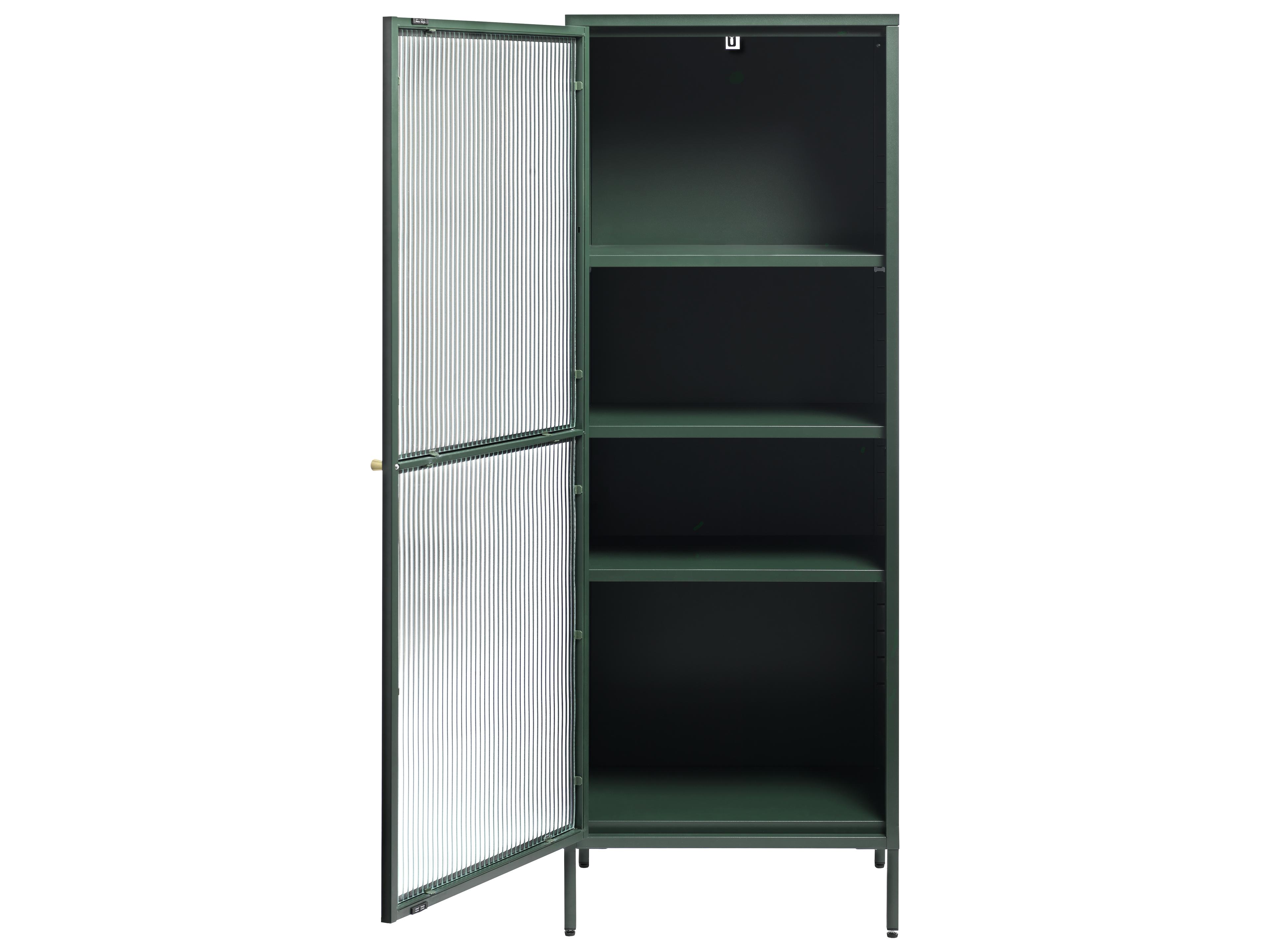 Unique Furniture Vega Green & Golden Accent Chest