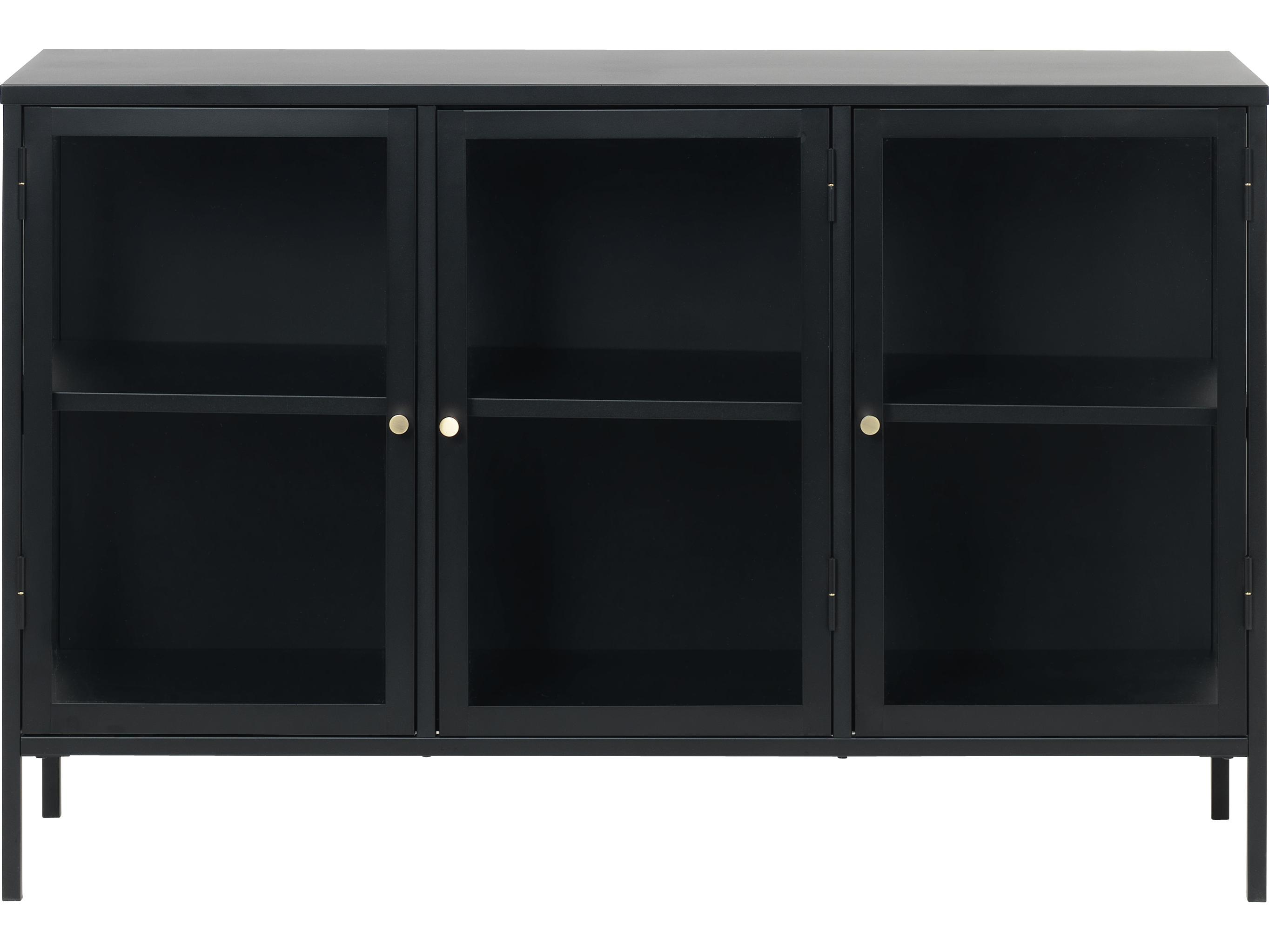Unique Furniture Altair 52" Black & Golden Sideboard