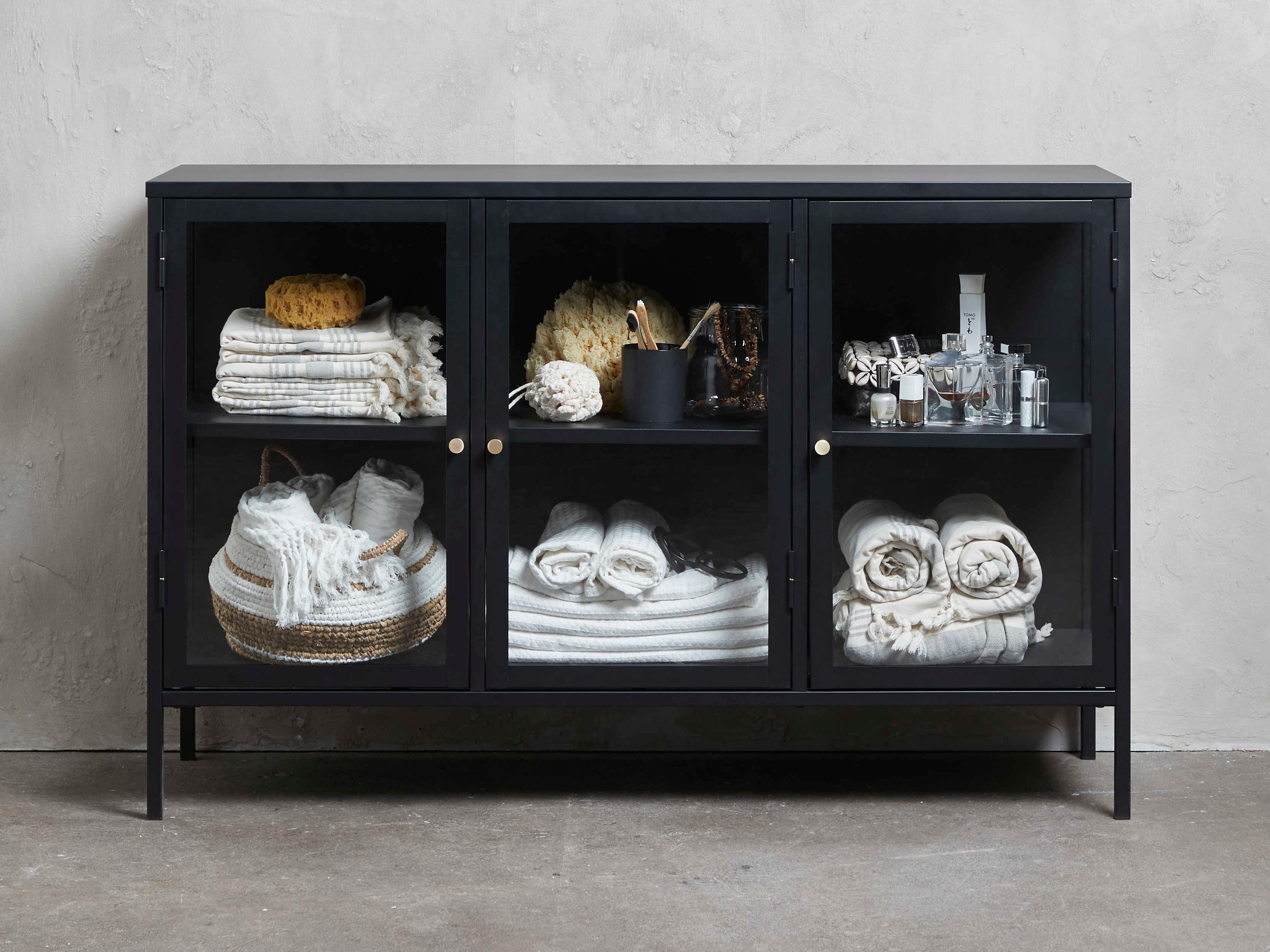 Unique Furniture Altair 52" Black & Golden Sideboard