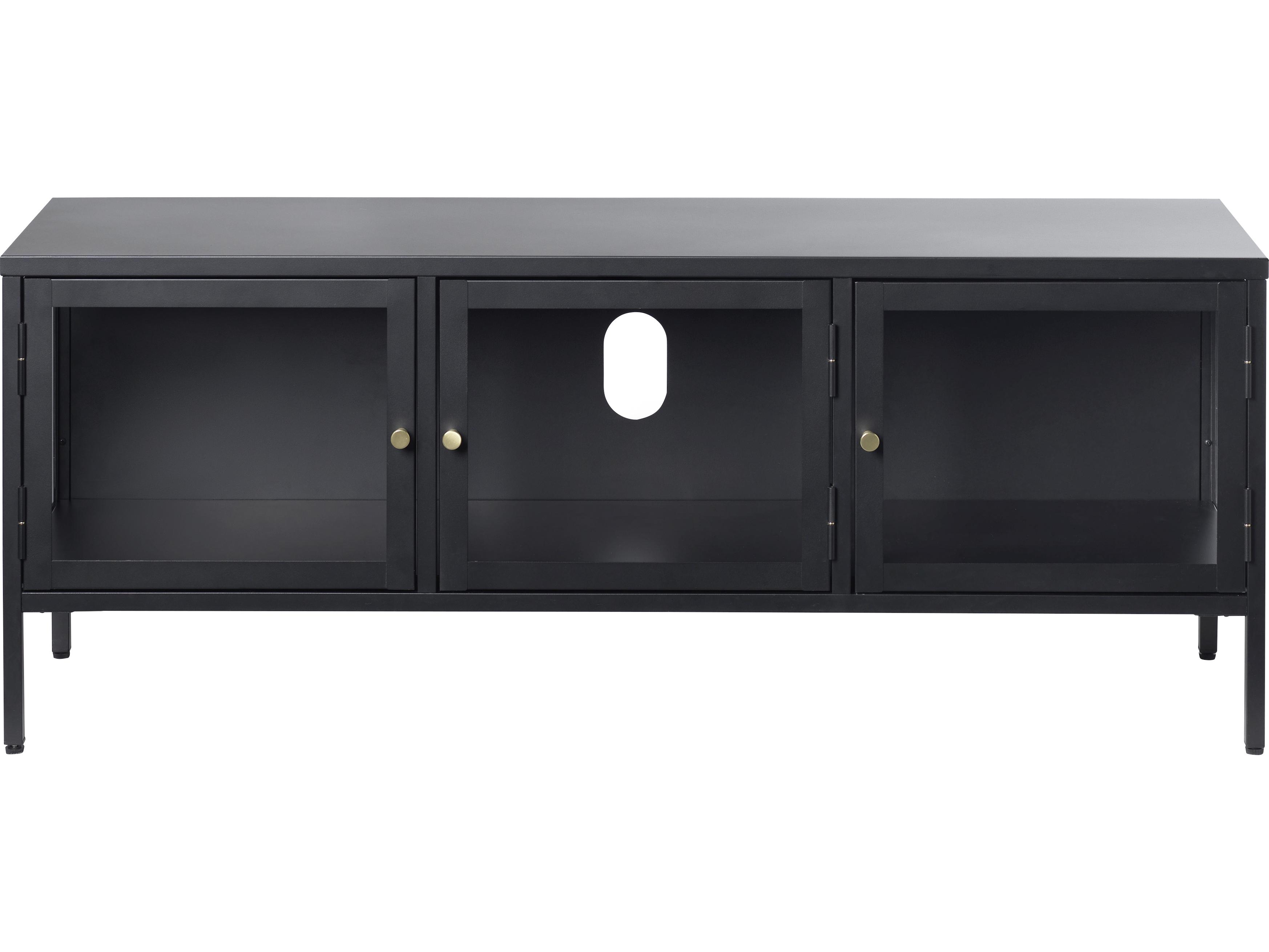 Unique Furniture Altair 52" Black & Golden Media Console