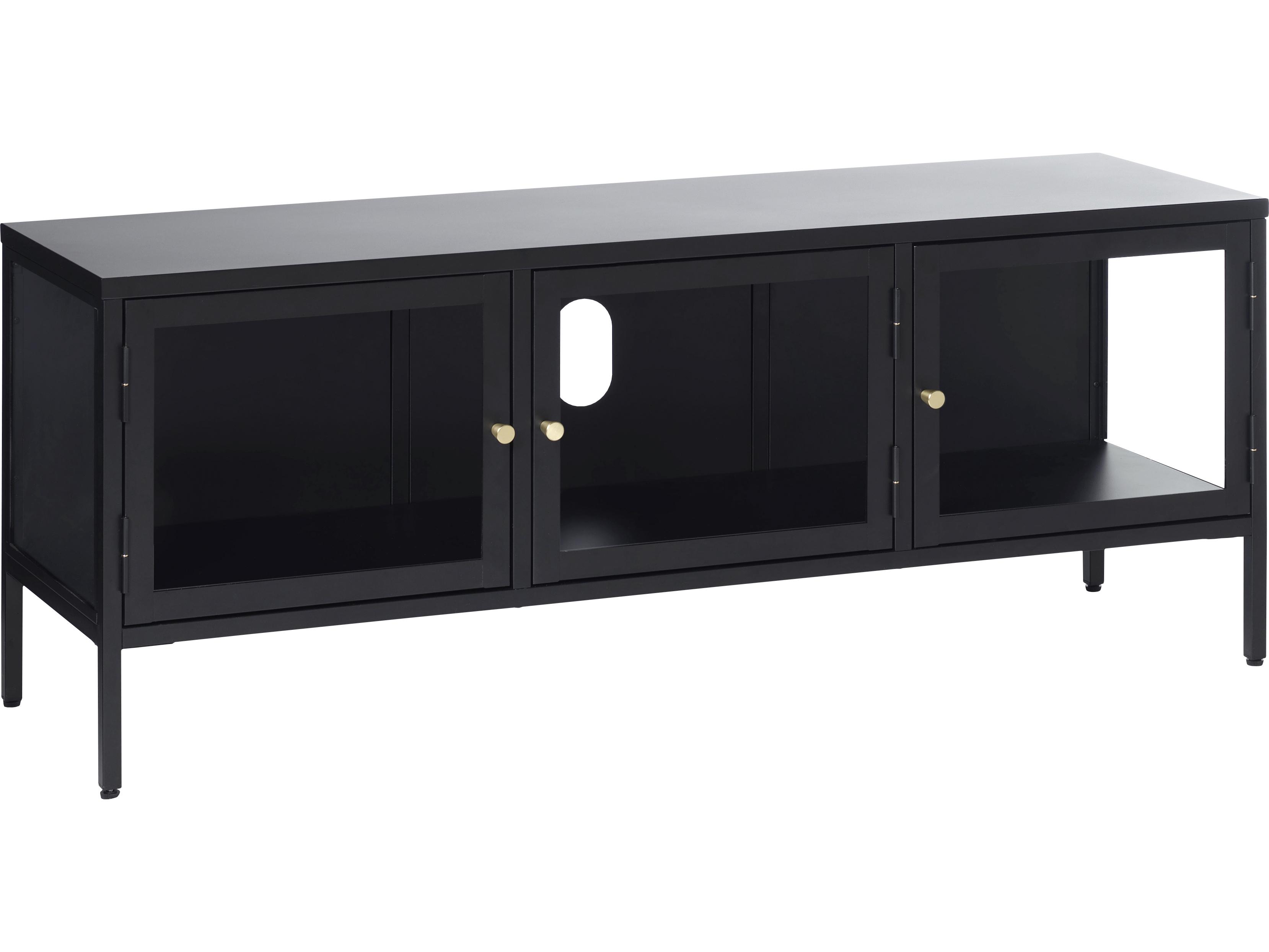 Unique Furniture Altair 52" Black & Golden Media Console