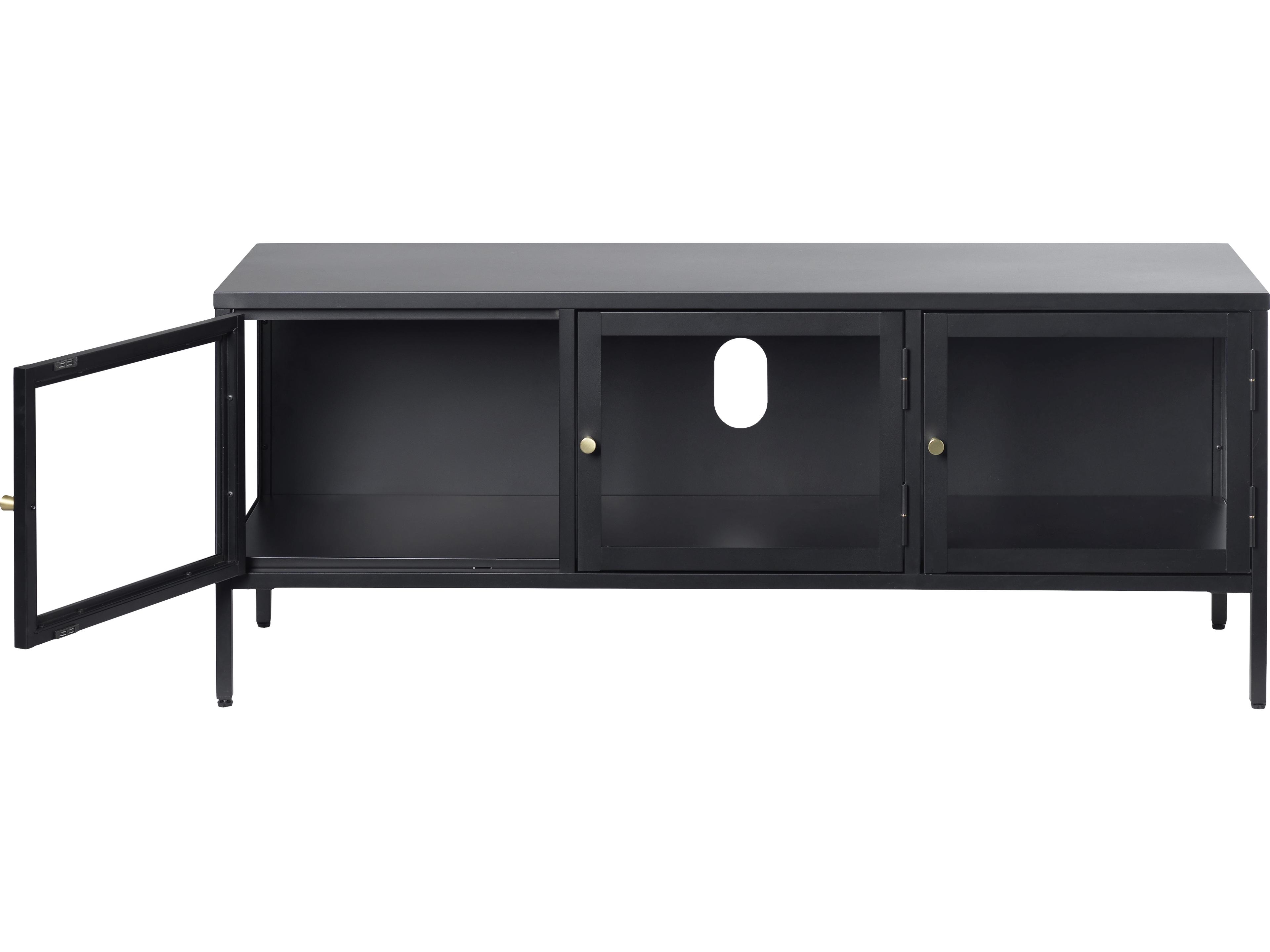 Unique Furniture Altair 52" Black & Golden Media Console
