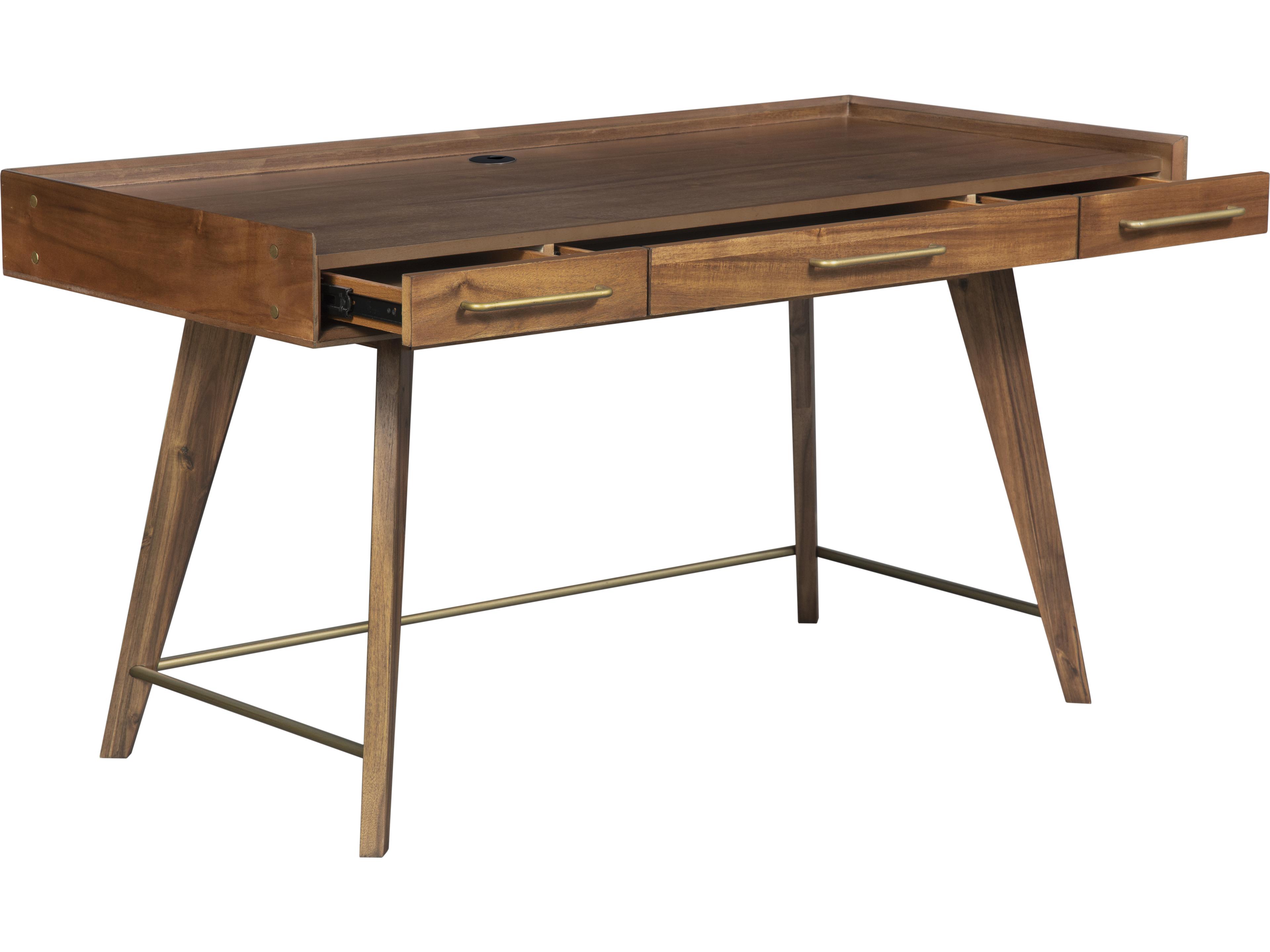 Unique Furniture Denali Walnut Brown Wood Secretary Desk