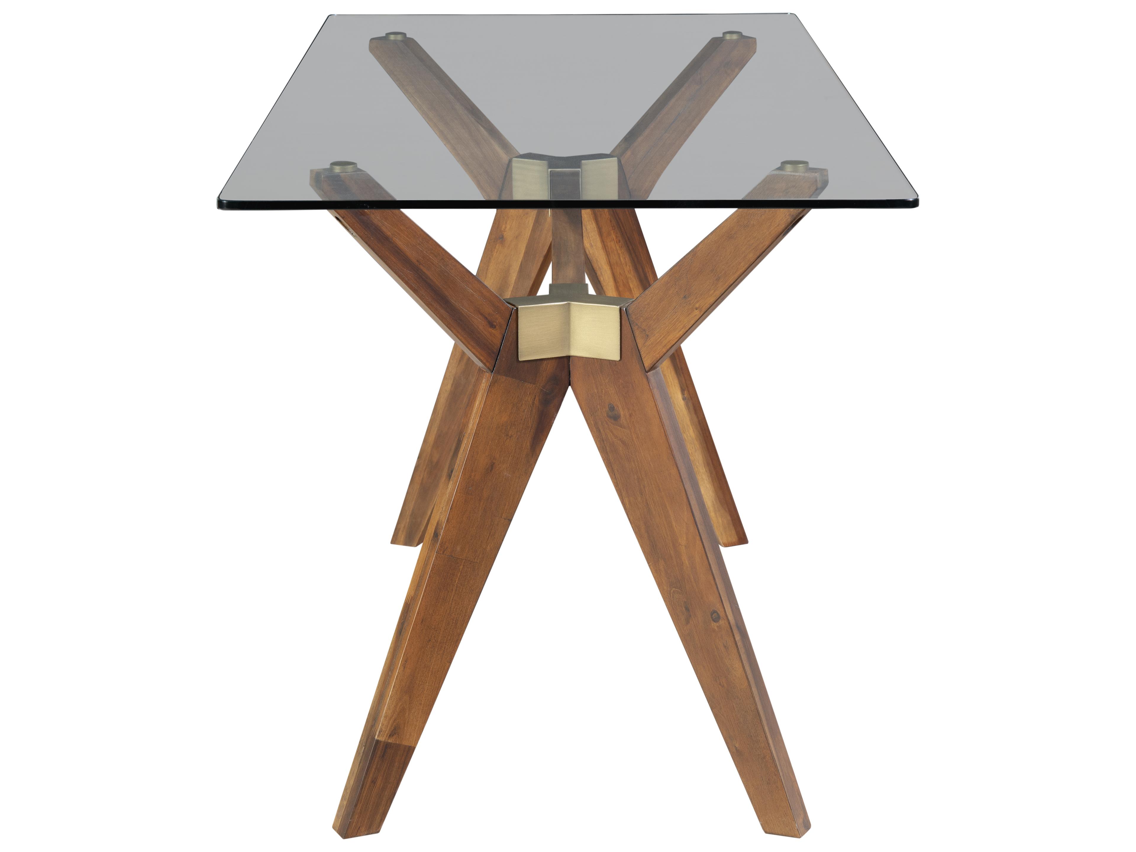 Unique Furniture Denali Walnut Brown Wood Computer Desk