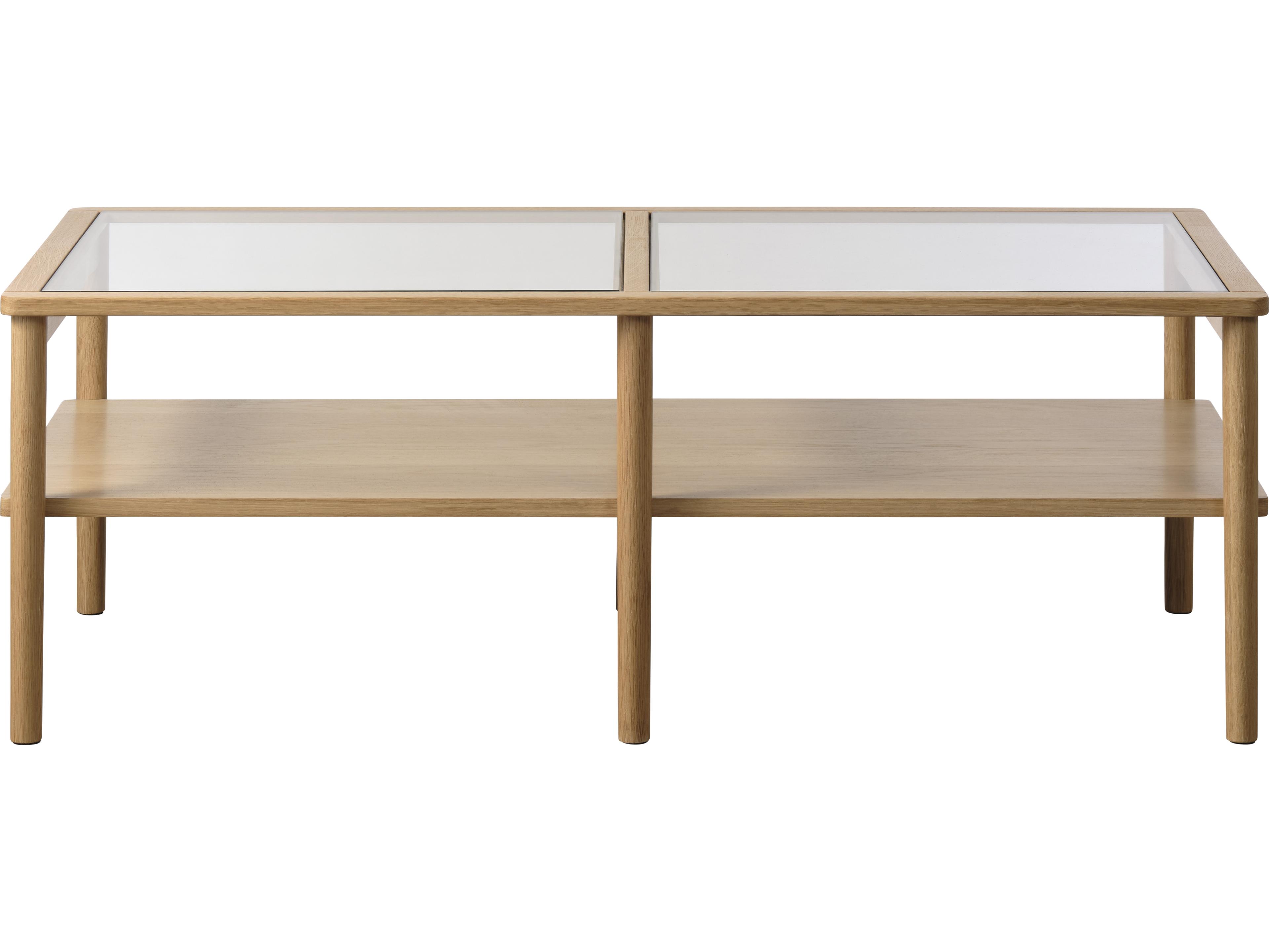 Unique Furniture Elba Rectangular Wood Coffee Table