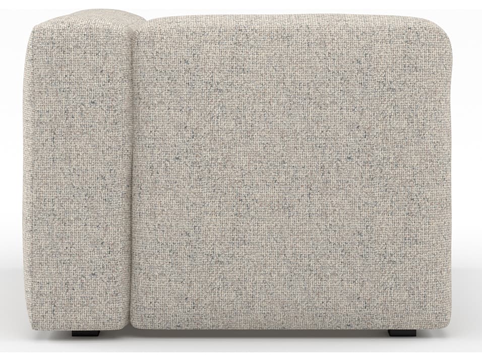 Unique Furniture Fenway Wide Beige Upholstered Sectional Sofa